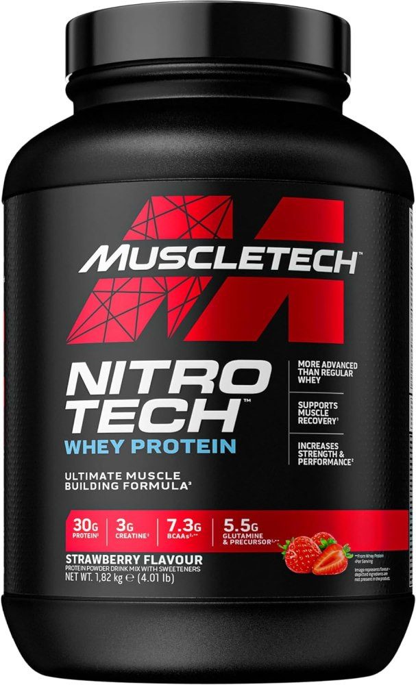 Muscletech Muscletech Nitro-Tech Whey Protein - 1800-1820g-Dose Pulver