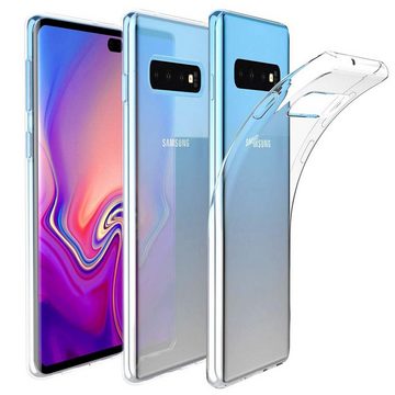 CoolGadget Handyhülle Transparent Ultra Slim Case für Samsung Galaxy S10 6,1 Zoll, Silikon Hülle Dünne Schutzhülle für Samsung S10 Hülle