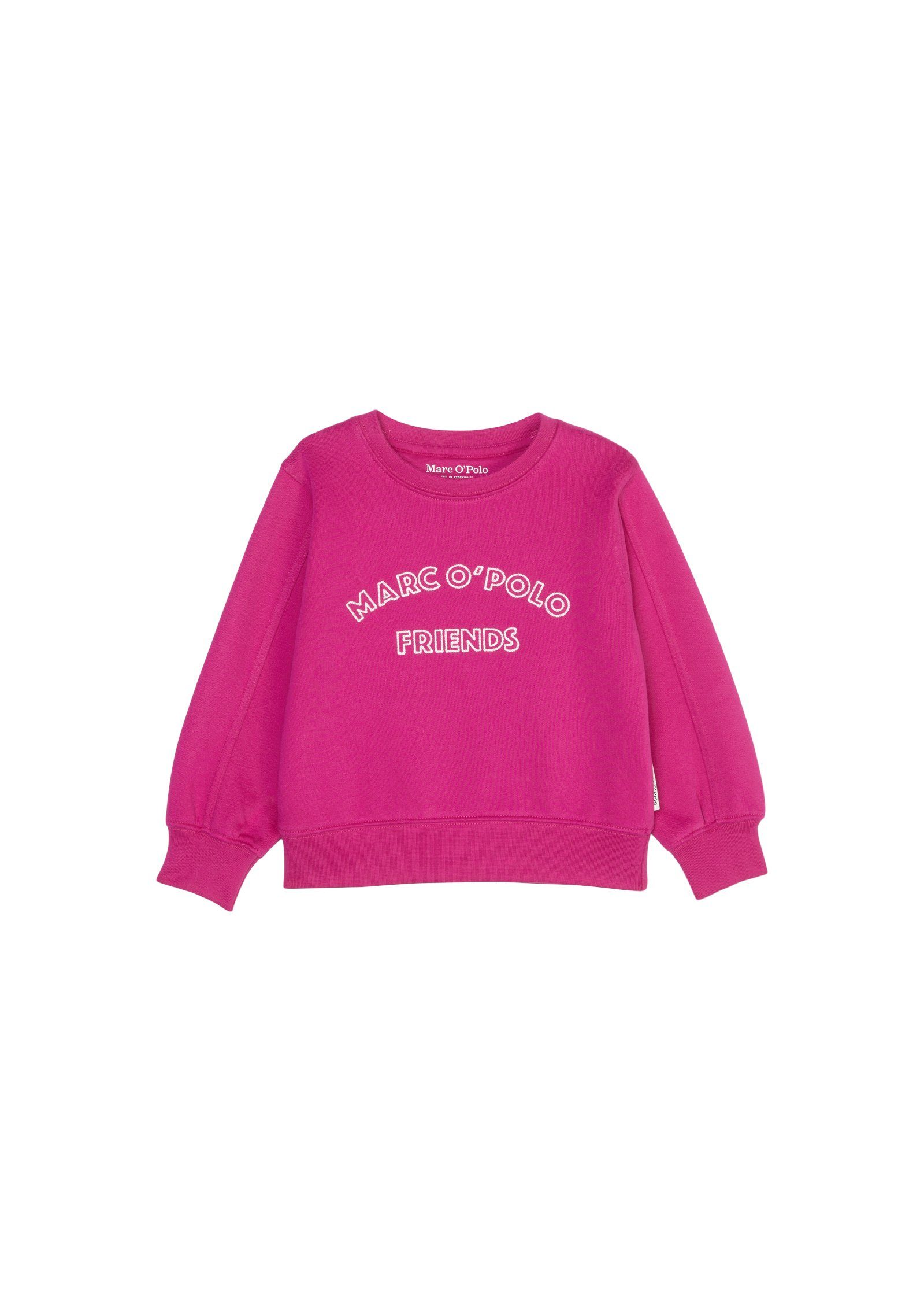 Marc O'Polo Sweatshirt mit weicher Innenseite pink
