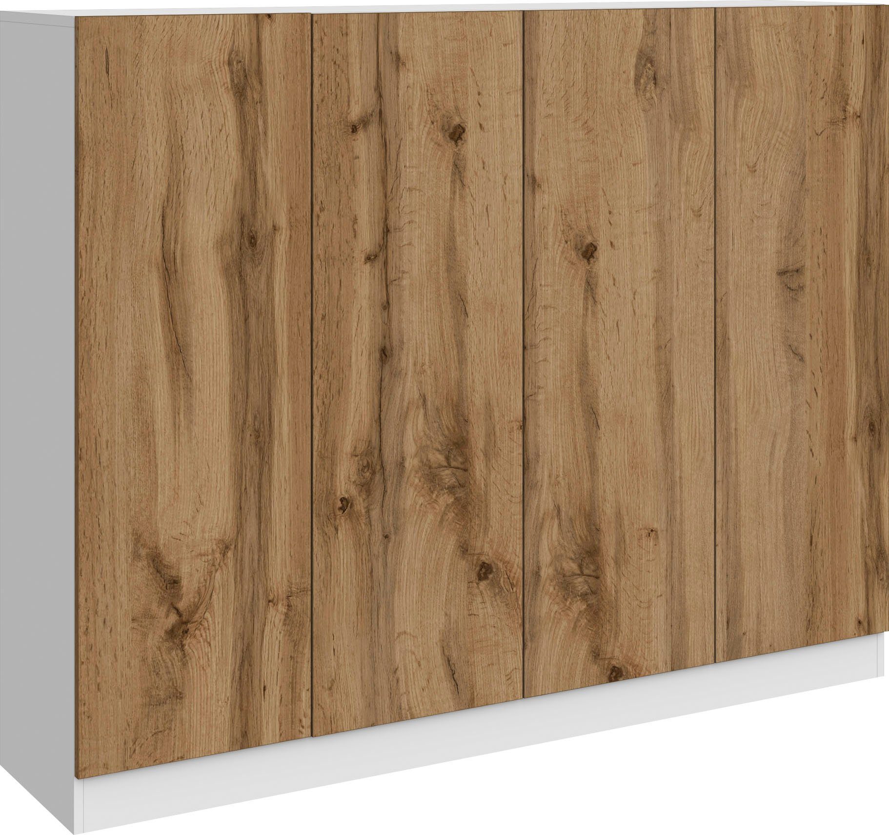 borchardt Möbel Schuhschrank Vaasa, Schuhregal 4-türig mit 12 verstellbaren günstig online kaufen