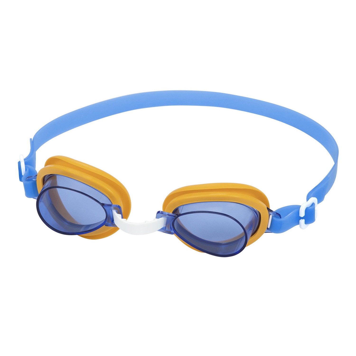 Bestway Schwimmbrille Aqua Burst Essential™, (Packung, 1-St., für Kinder ab 3 Jahren), 100% latexfrei, Nasenbügel und Silikon-Kopfband verstellbar