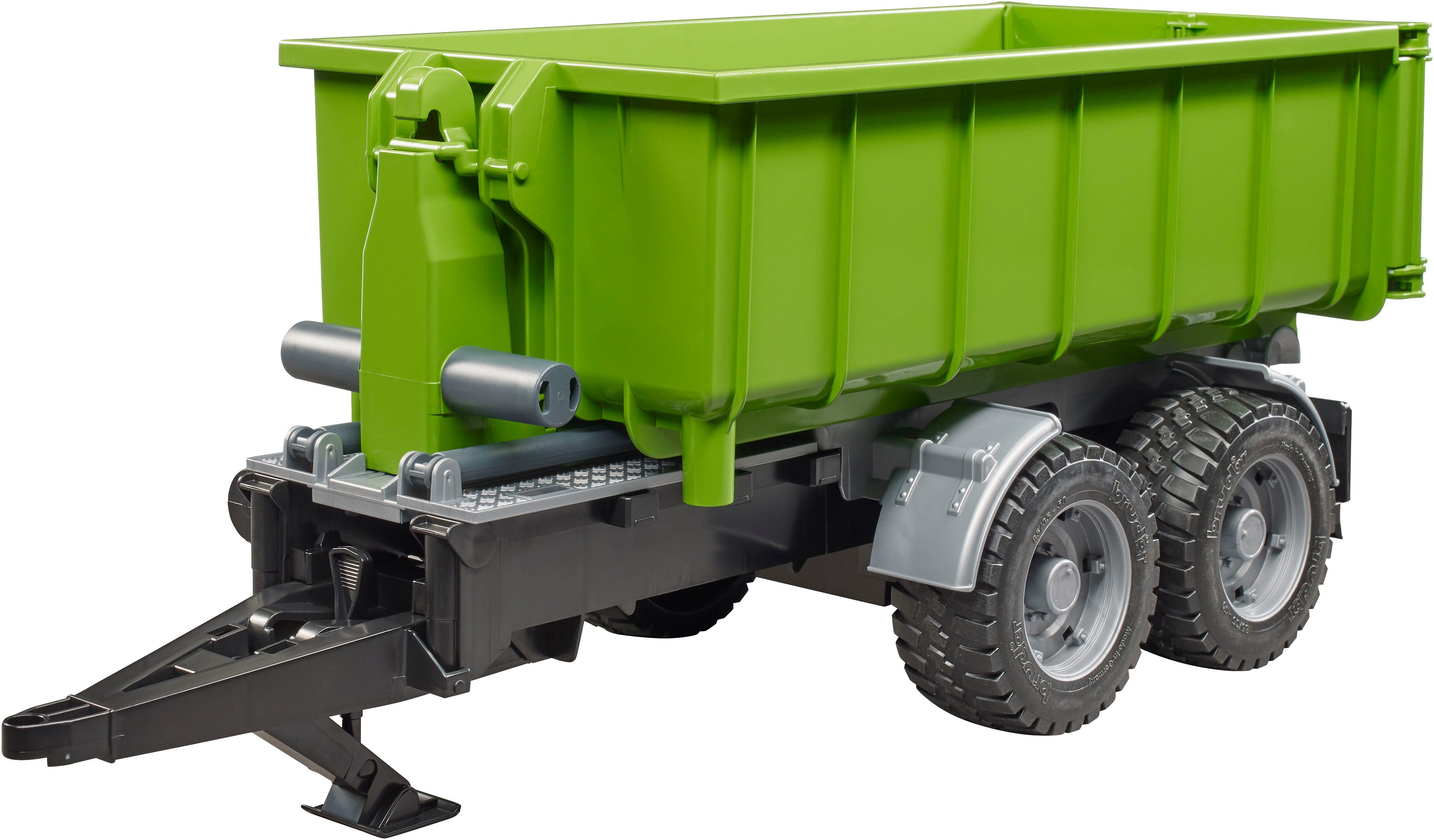 Bruder® Spielfahrzeug-Anhänger Hakenlift-Anhänger 50 cm für Traktoren (02035), Made in Europe
