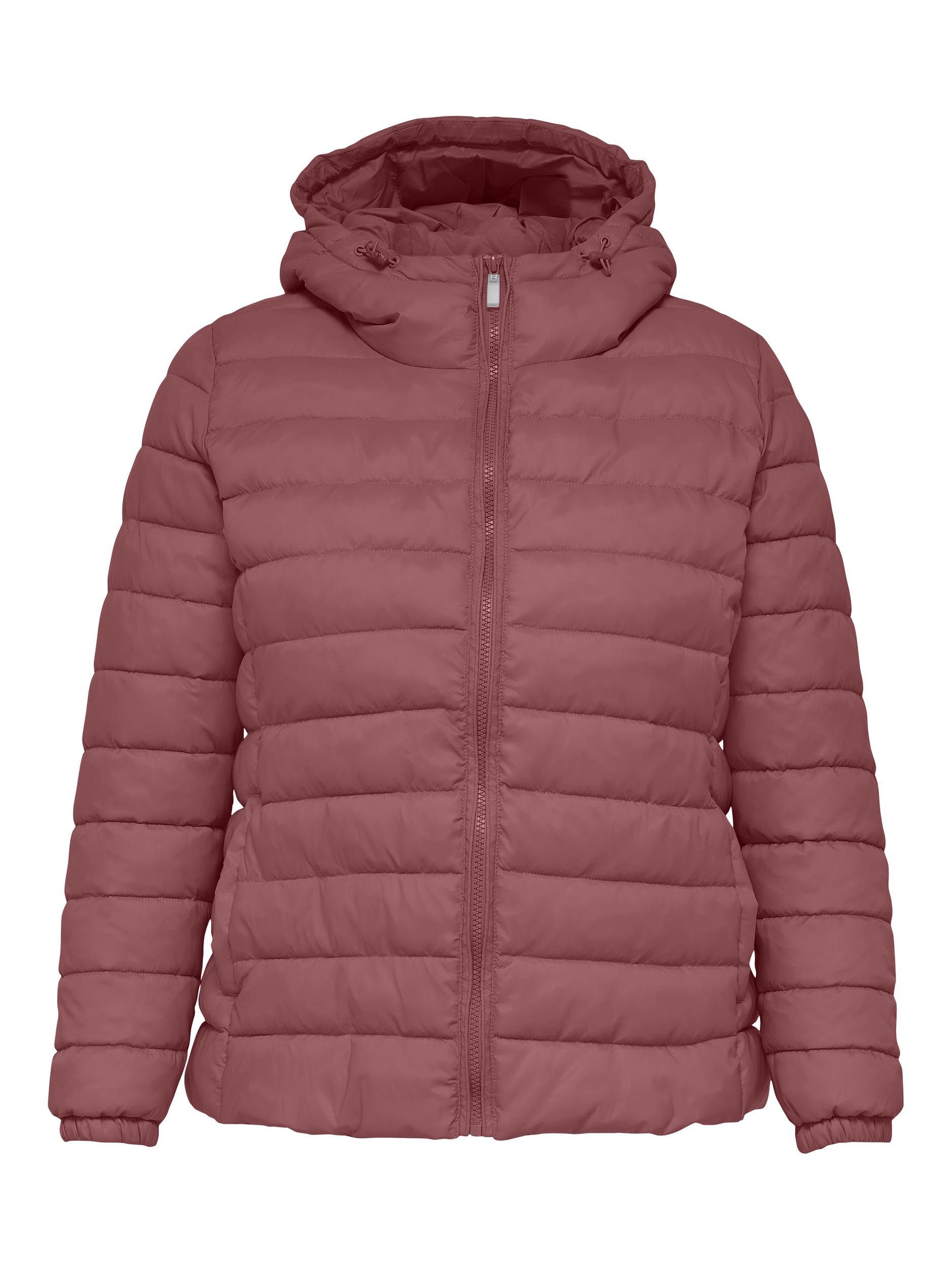 HOOD CARTAHOE Kapuze CARMAKOMA mit NOOS Steppjacke rose brown JACKET ONLY OTW