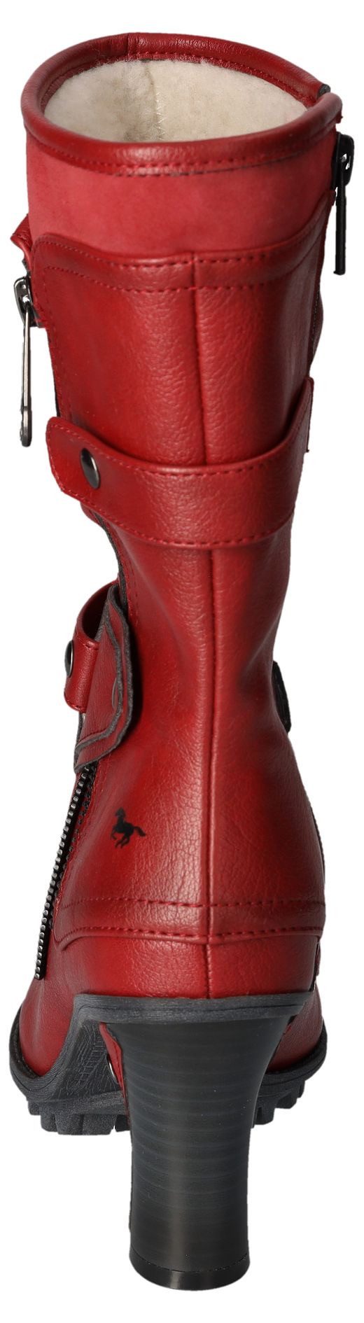 Mustang Shoes Winterstiefel, Absatzstiefel, Reißverschluss, mit günstig online kaufen