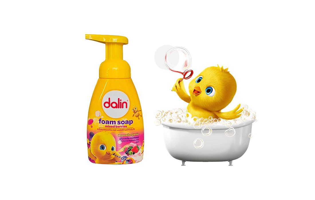 Dalin Handseife Baby Schaumseife mit Waldfruchtduft 200ml, 1-tlg., 200 ml