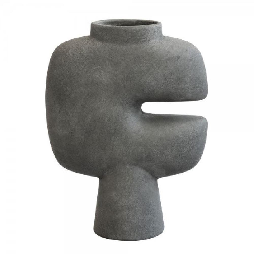 Dekovase Vase Tribal Medio Dark Grey (30cm)