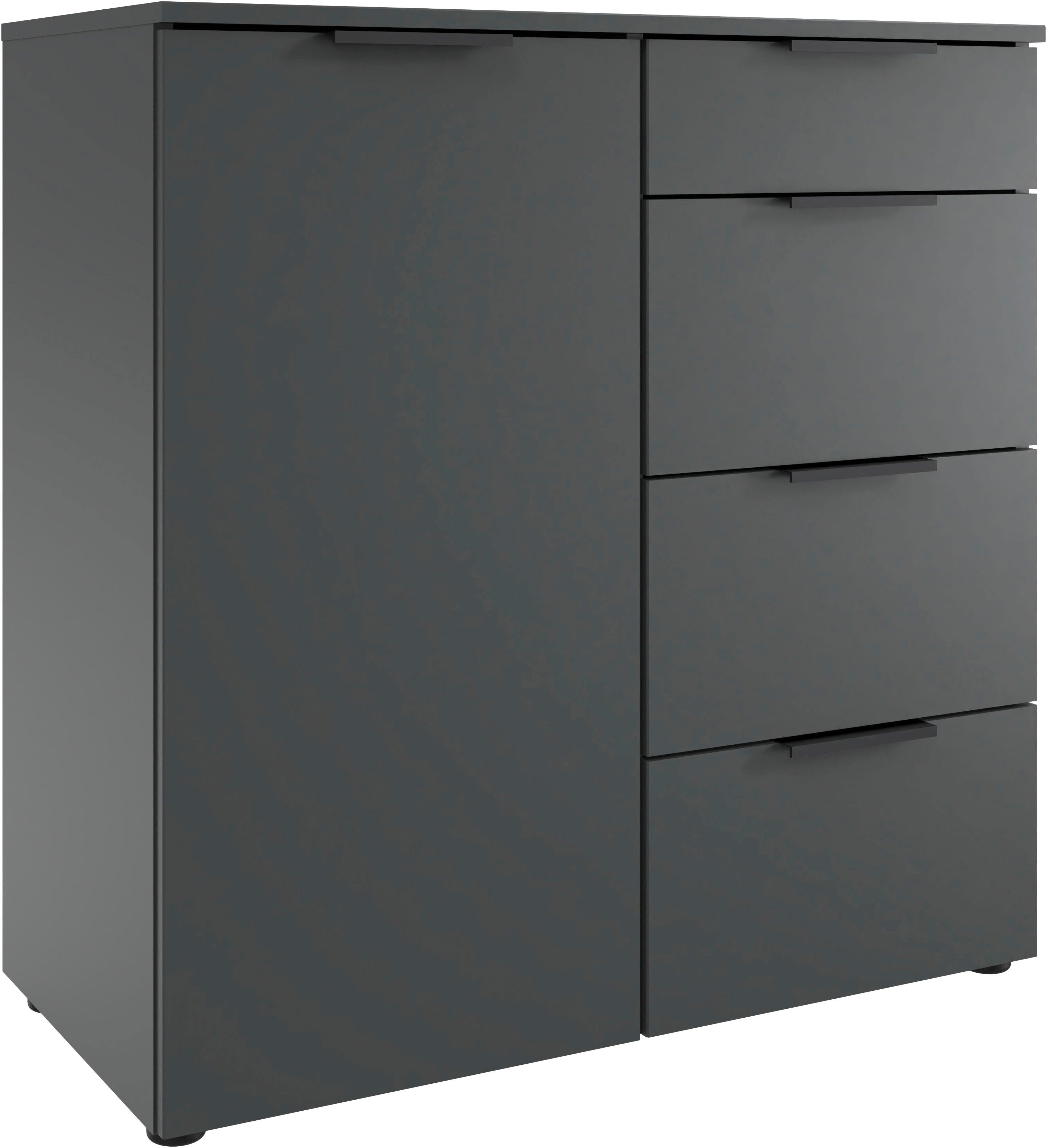 Wimex Kombikommode Oxford by fresh to go, mit Schubladen, in 2 Größen (81 oder 135cm breit, 92cm hoch, 41cm tief), Mit Soft-close Beschlägen, Kommode Made in Germany