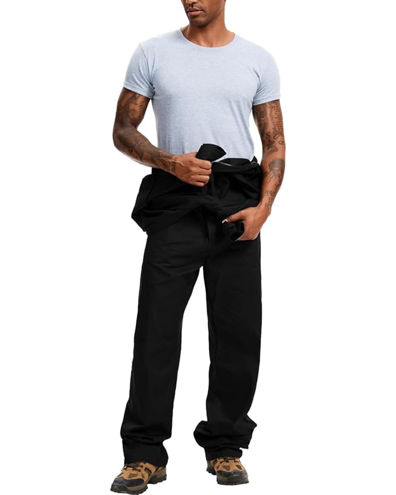 WORK IDEA Arbeitsoverall Herren, Arbeitshose Herren Premium aus 100% Baumwolle (1-tlg) für Bauarbeiter, Handwerker und Heimwerker
