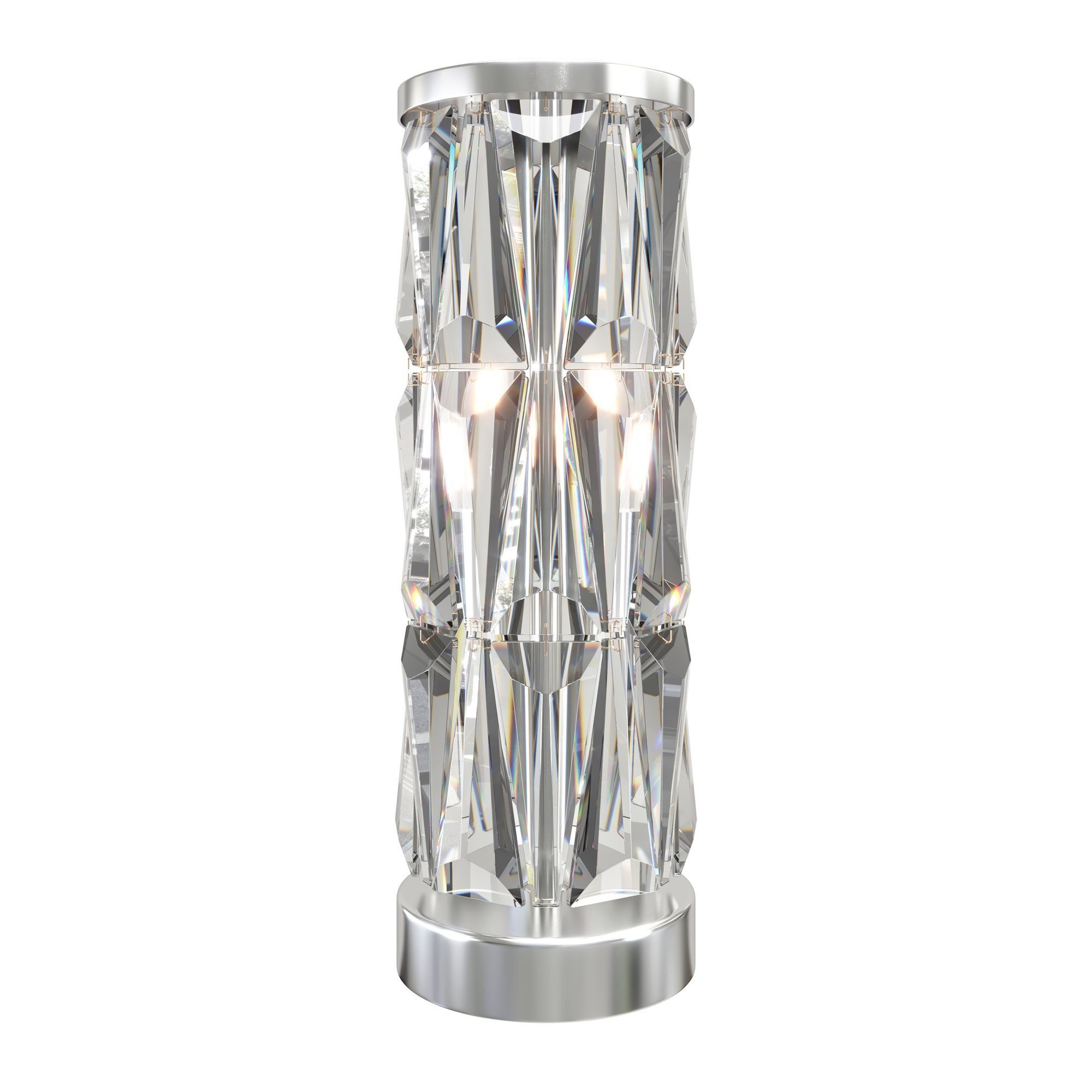 MAYTONI DECORATIVE LIGHTING Tischleuchte Puntes 1 20x58x20 cm, ohne Leuchtmittel, hochwertige Design Lampe & dekoratives Raumobjekt