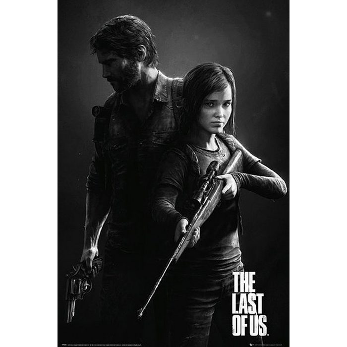 GB eye Poster The Last Of Us Poster Schwarzweiss Porträt 61 x 91 5 cm