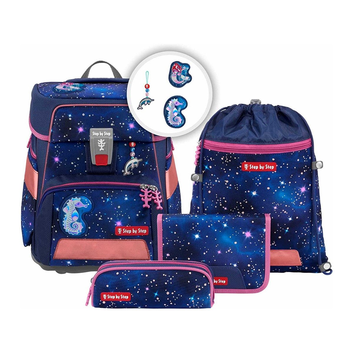 Schulrucksack Schulranzen für Erwachsene in blau