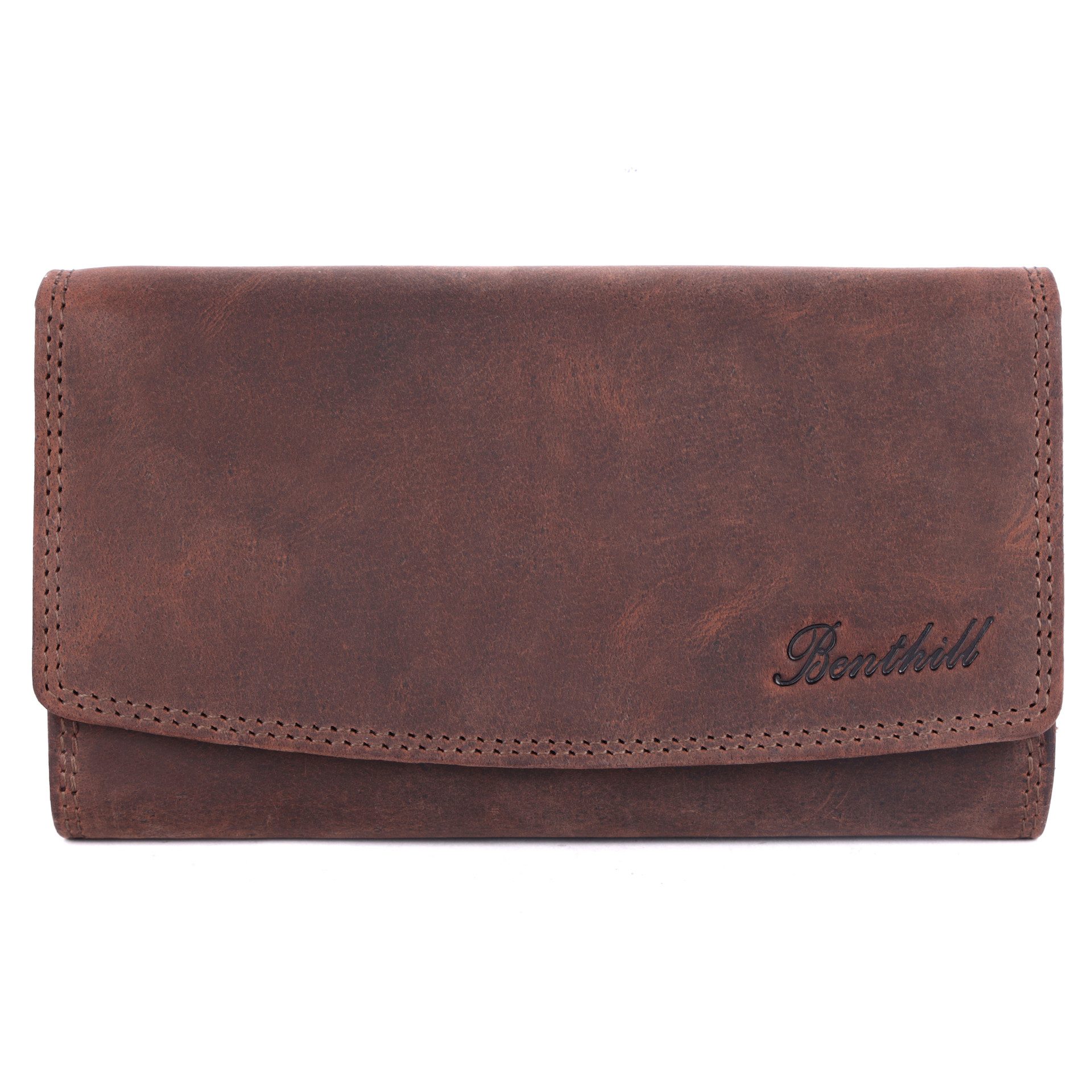 Benthill Geldbörse Damen Groß Echt-Leder RFID vielen Kartenfächer XXL Porte günstig online kaufen