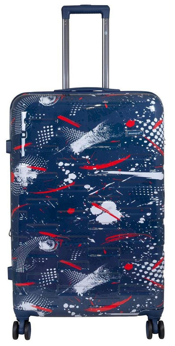 Warenhandel König Hartschalen-Trolley Cespara, 4 Rollen, günstig online kaufen