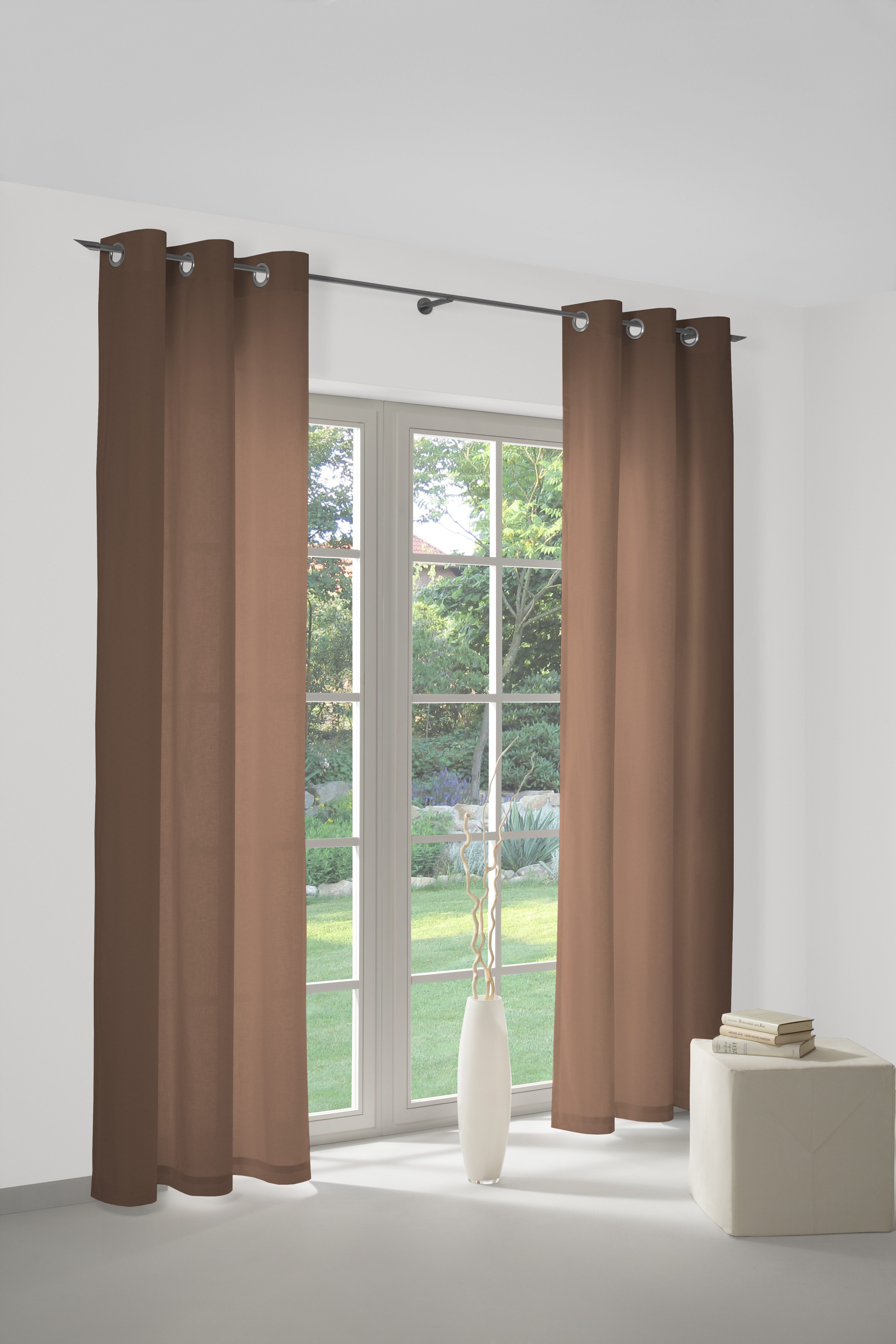 Wirth Vorhang SUNBONE (1 St), Ösen, verdunkelnd