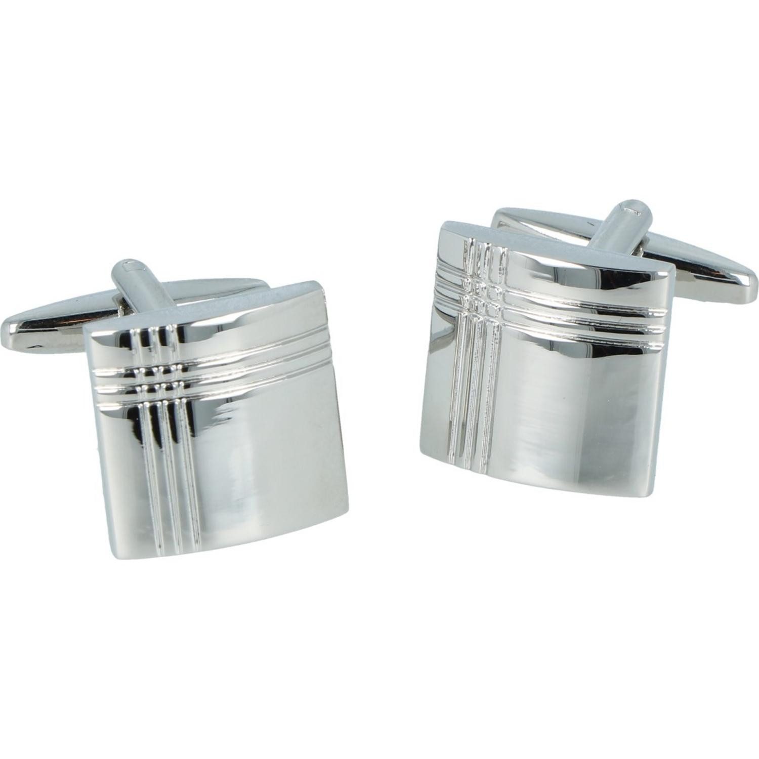 WILLEN Einstecktuch Willen Manschettenknöpfe