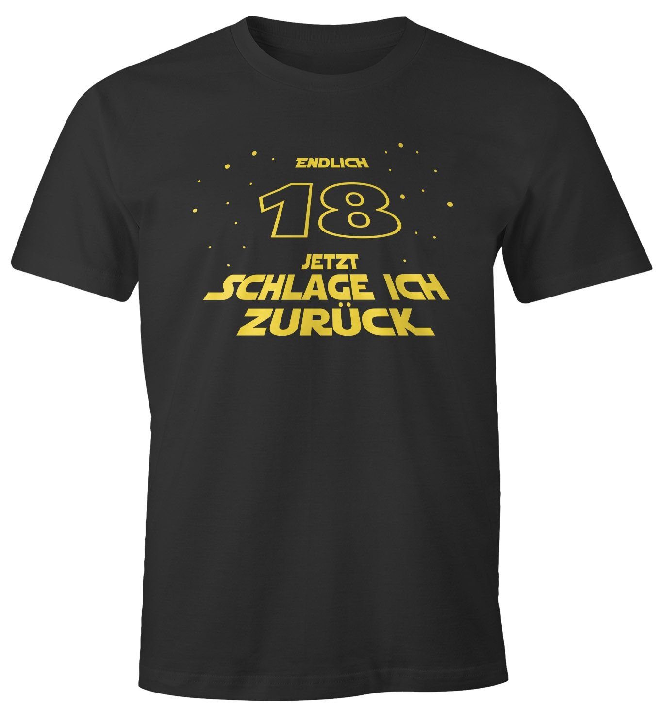 MoonWorks Print-Shirt Herren T-Shirt zum 18. günstig online kaufen