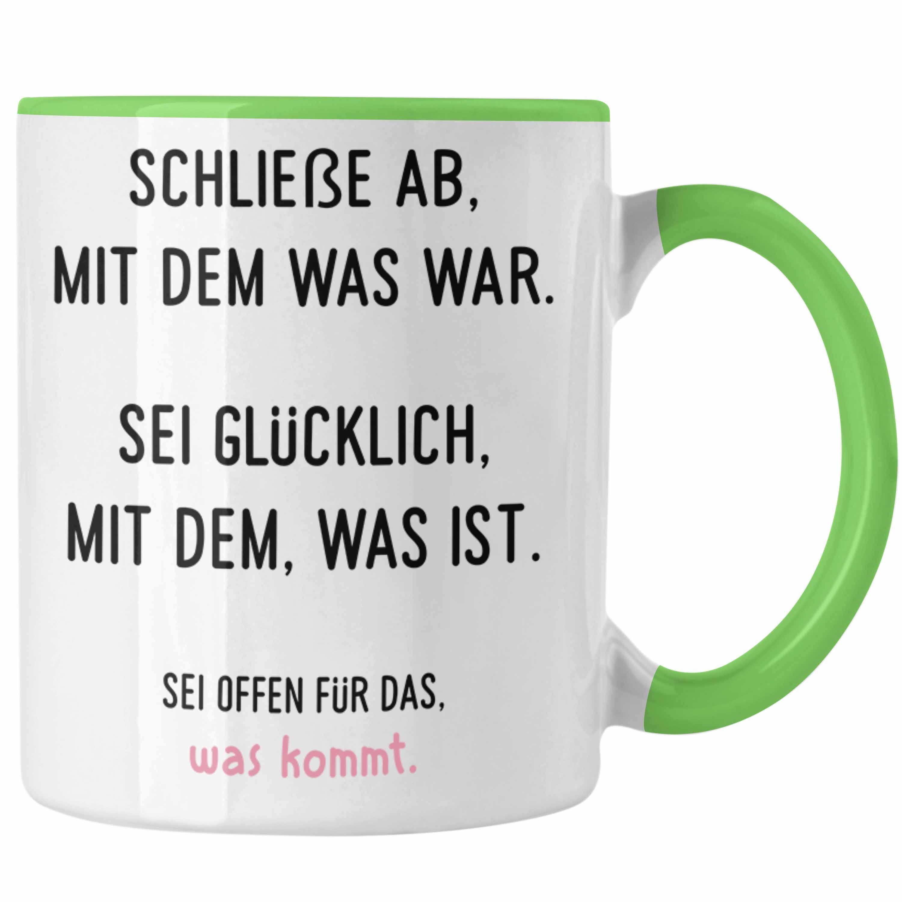 Kollegin Abschiedsgeschenk Grün Trendation - Jobwechsel Trendation Tasse Tasse Job Geschenk Spruch Neuer
