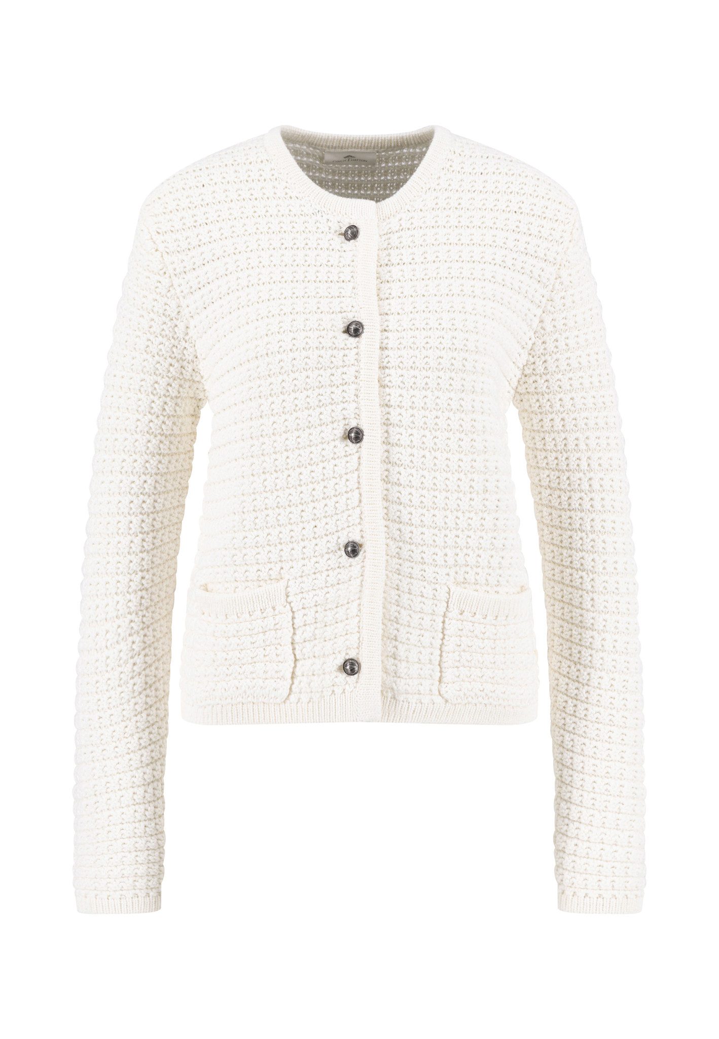 FYNCH-HATTON Strickjacke JACKET KNIT O-NECK