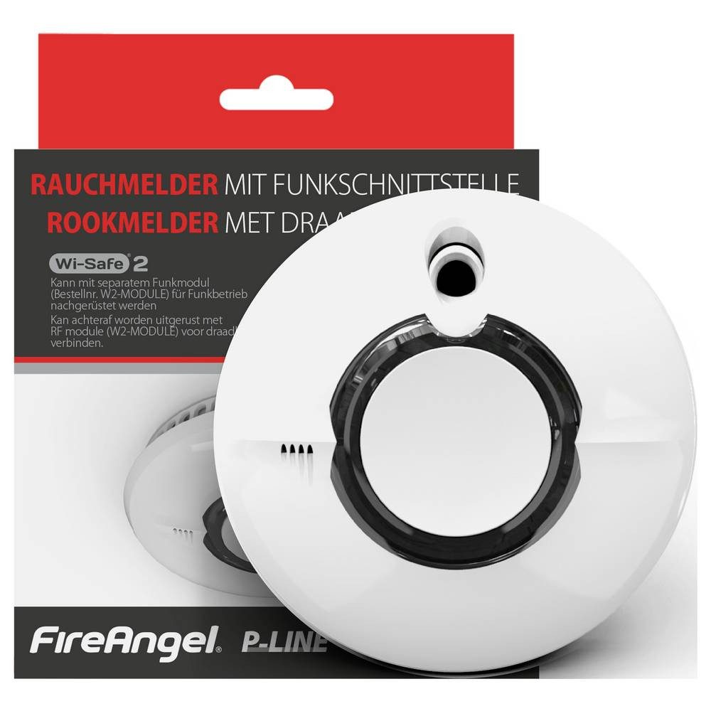 FireAngel Rauchwarnmelder inkl. 10 Jahres-Batterie, auf Funk umrüstbar Rauchmelder (inkl. 10 Jahres-Batterie, auf Funk umrüstbar)