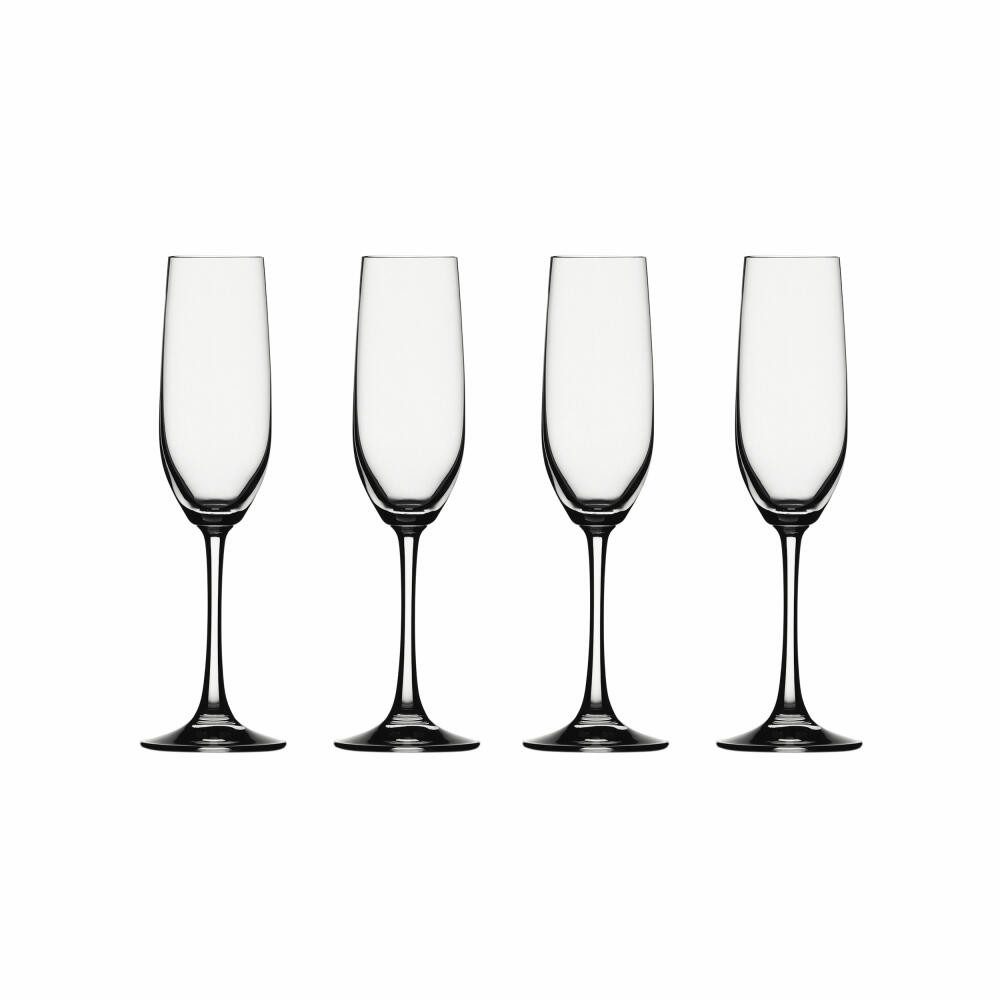 SPIEGELAU Gläser-Set Vino Grande Sektkelch 4er Set, Kristallglas