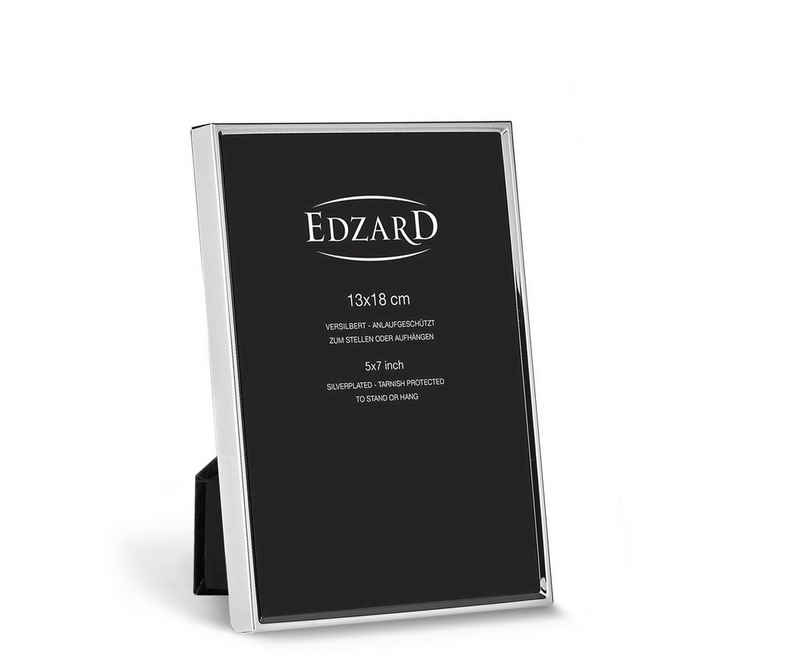 EDZARD Bilderrahmen Otto, versilbert und anlaufgeschützt, für 13x18 cm Foto