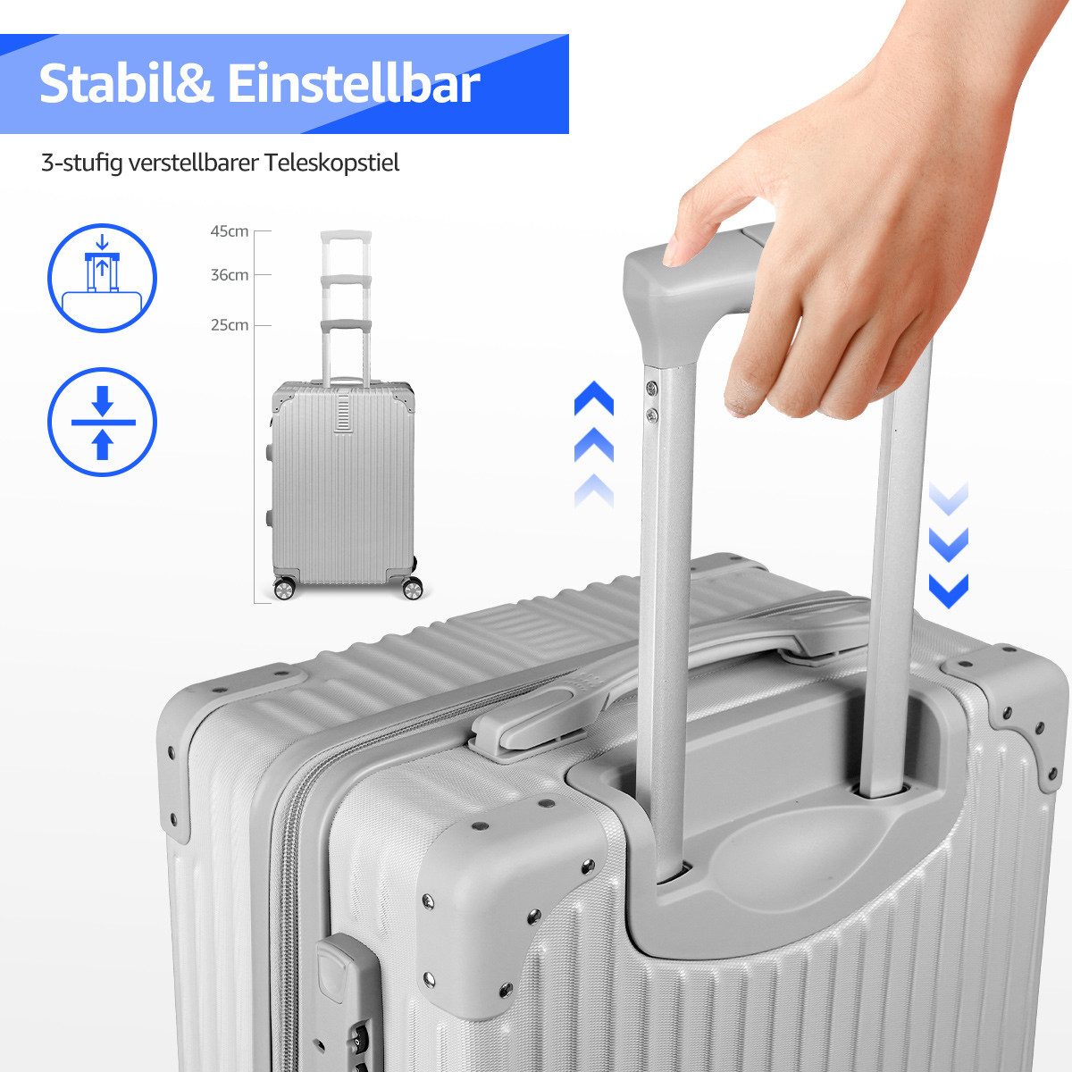 NULSTA Kofferset 3er/4er Koffer Set, Trolley günstig online kaufen