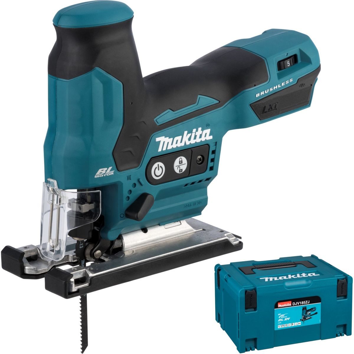 Makita Akku-Stichsäge DJV185ZJ Akku-Pendelhubstichsäge