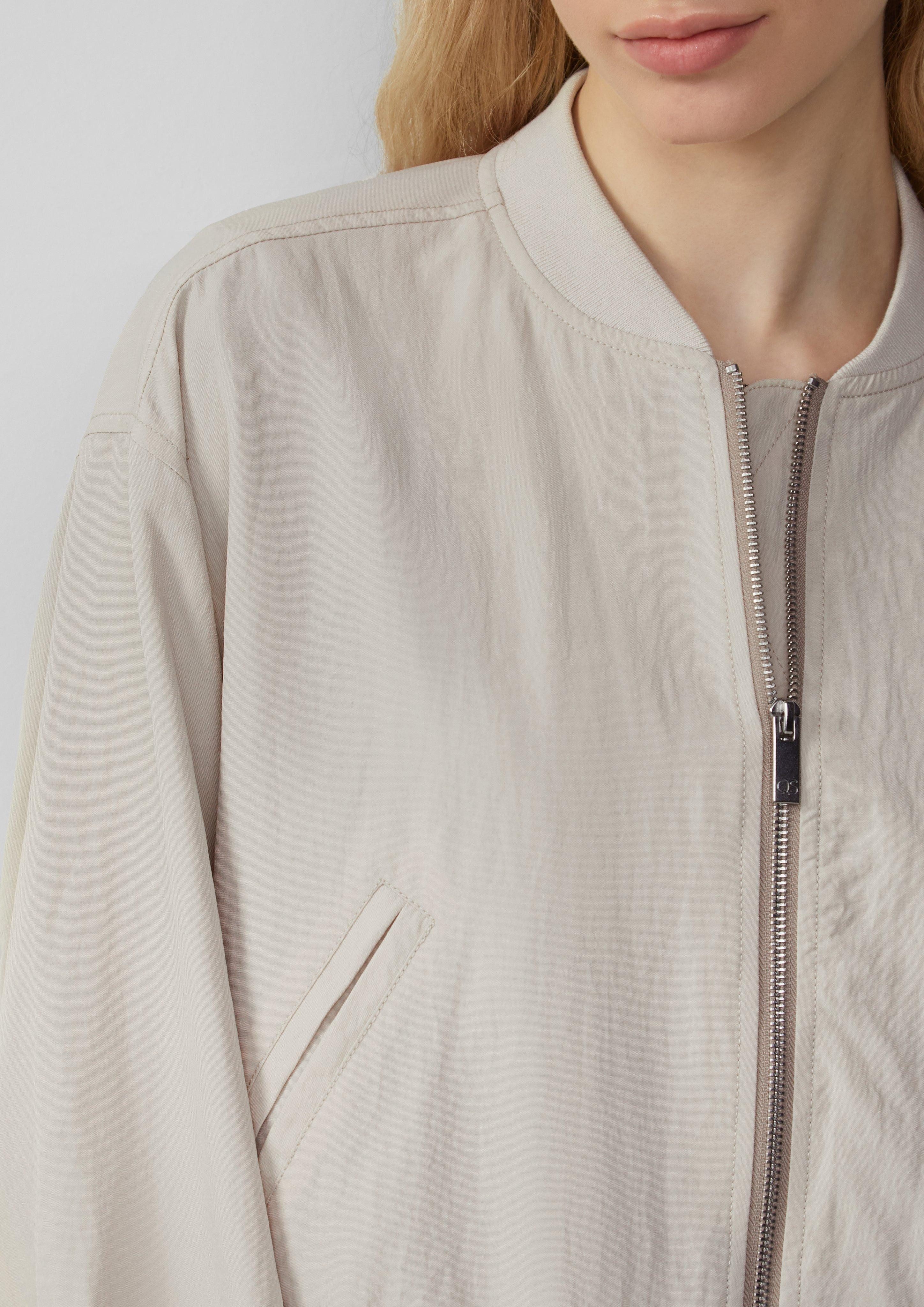 QS Outdoorjacke Blouson mit Stehkragen und günstig online kaufen