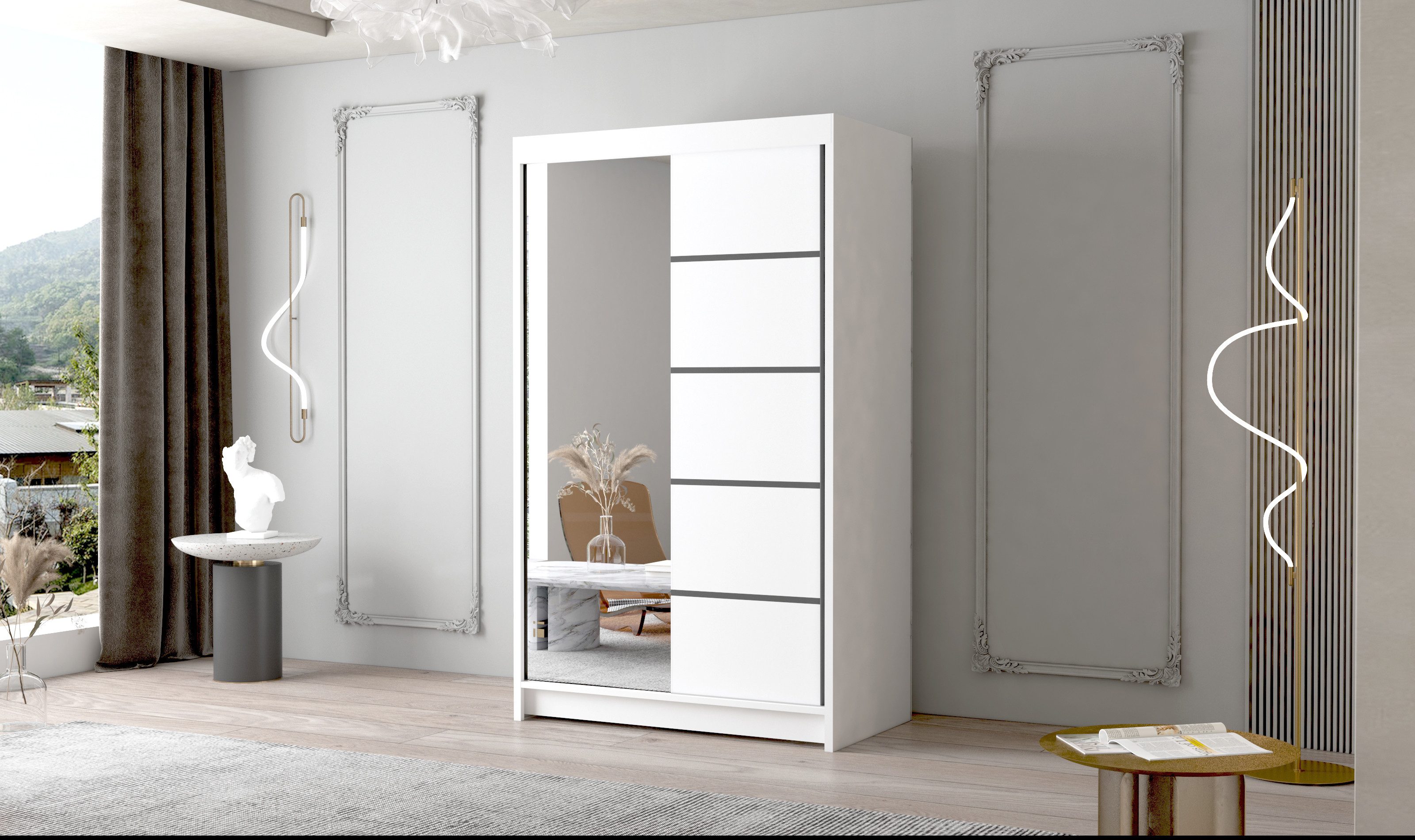 Sofnet Kleiderschrank Letto III (mit Spiegel, günstig online kaufen