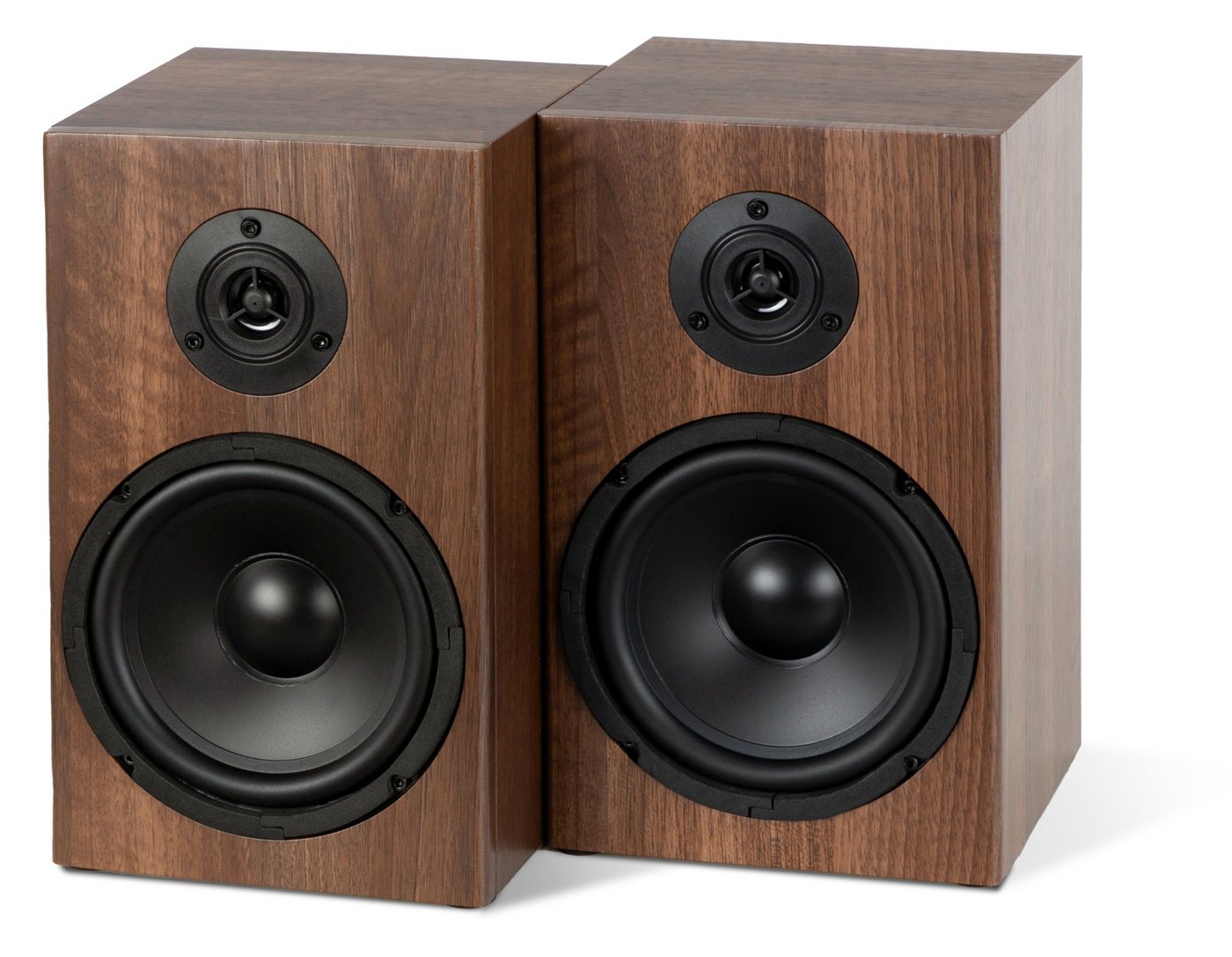 McGrey BSS-265 6,5" HiFi Lautsprecher - 2-Wege-System Regal-Lautsprecher (kein Netzwerkstandard, 80 W, HiFi-Boxen auch als Wandlautsprecher)