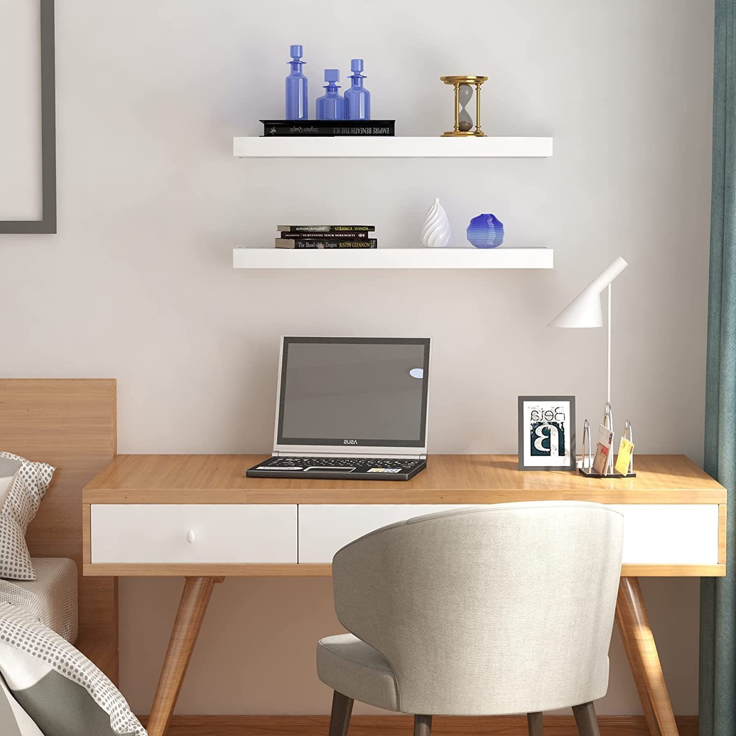 EUGAD Wandregal, 2-tlg., Holz Board Modern günstig online kaufen