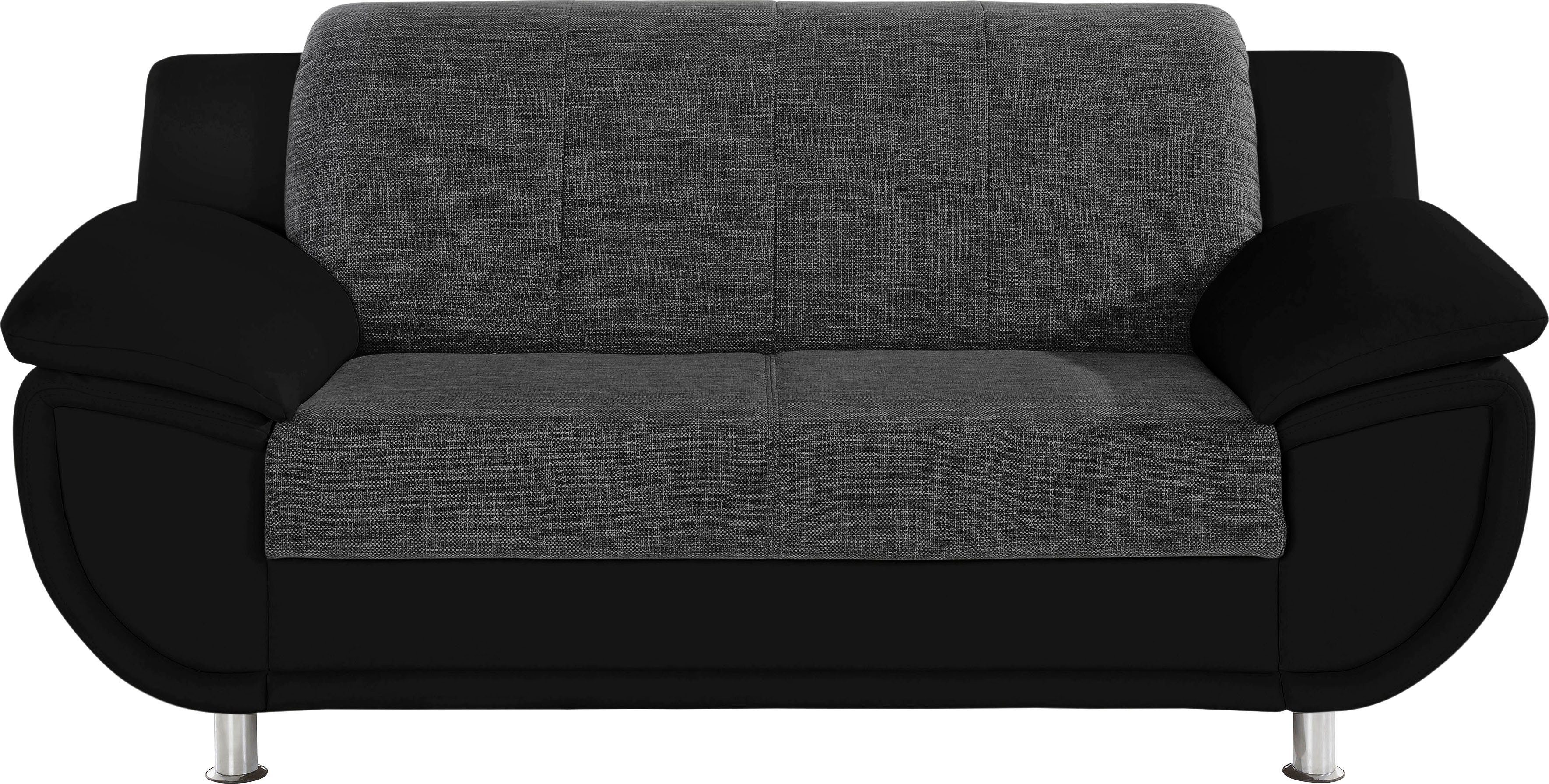 TRENDMANUFAKTUR 2-Sitzer Rondo 3, mit extrabreiten Armlehnen für mehr Sitzkomfort, wahlweise mit Federkern