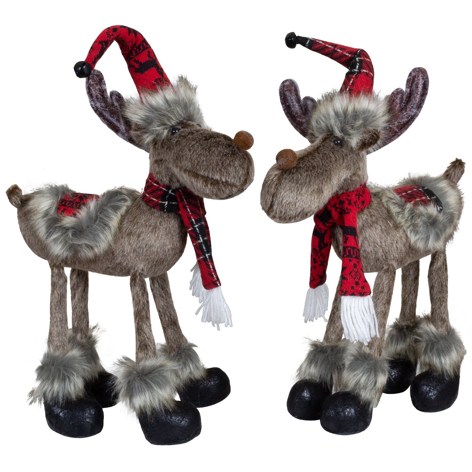 Christmas Paradise Weihnachtsfigur Elch 45 cm (59 cm) (Rentier, 2 St., stehend), Weihnachtsdeko, braun