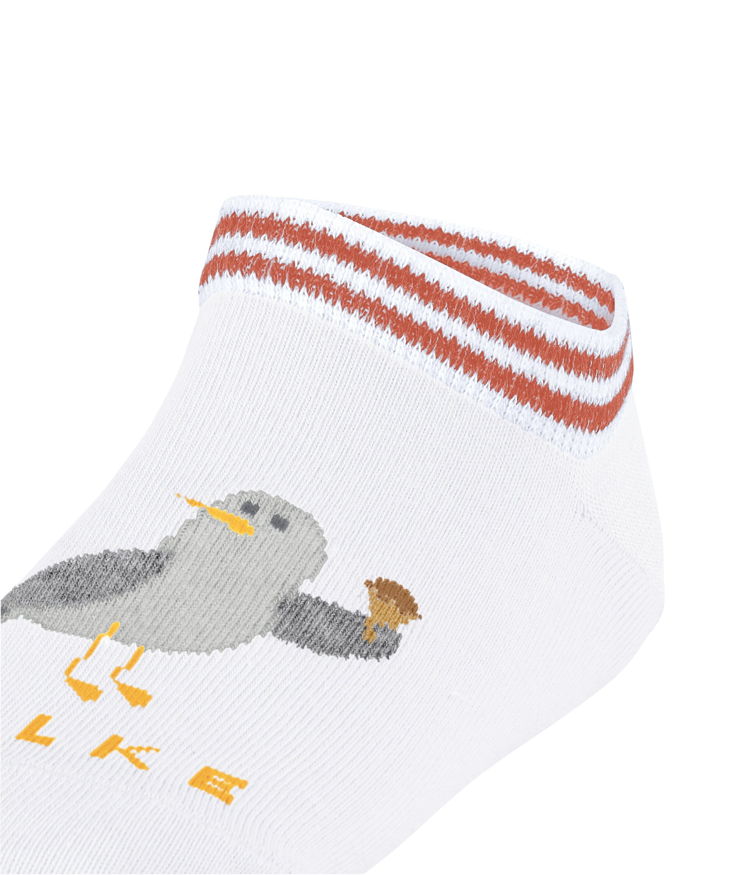 (2000) (1-Paar) white Baumwolle Icecream Seagull FALKE Sneakersocken aus hautschmeichelnder