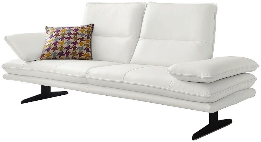 W.SCHILLIG 2,5-Sitzer broadway, Designsofa mit tollem Sitzkomfort, Sitztiefenverstellung, Kopfteil- & Seitenteilverstellung, Breite 216cm