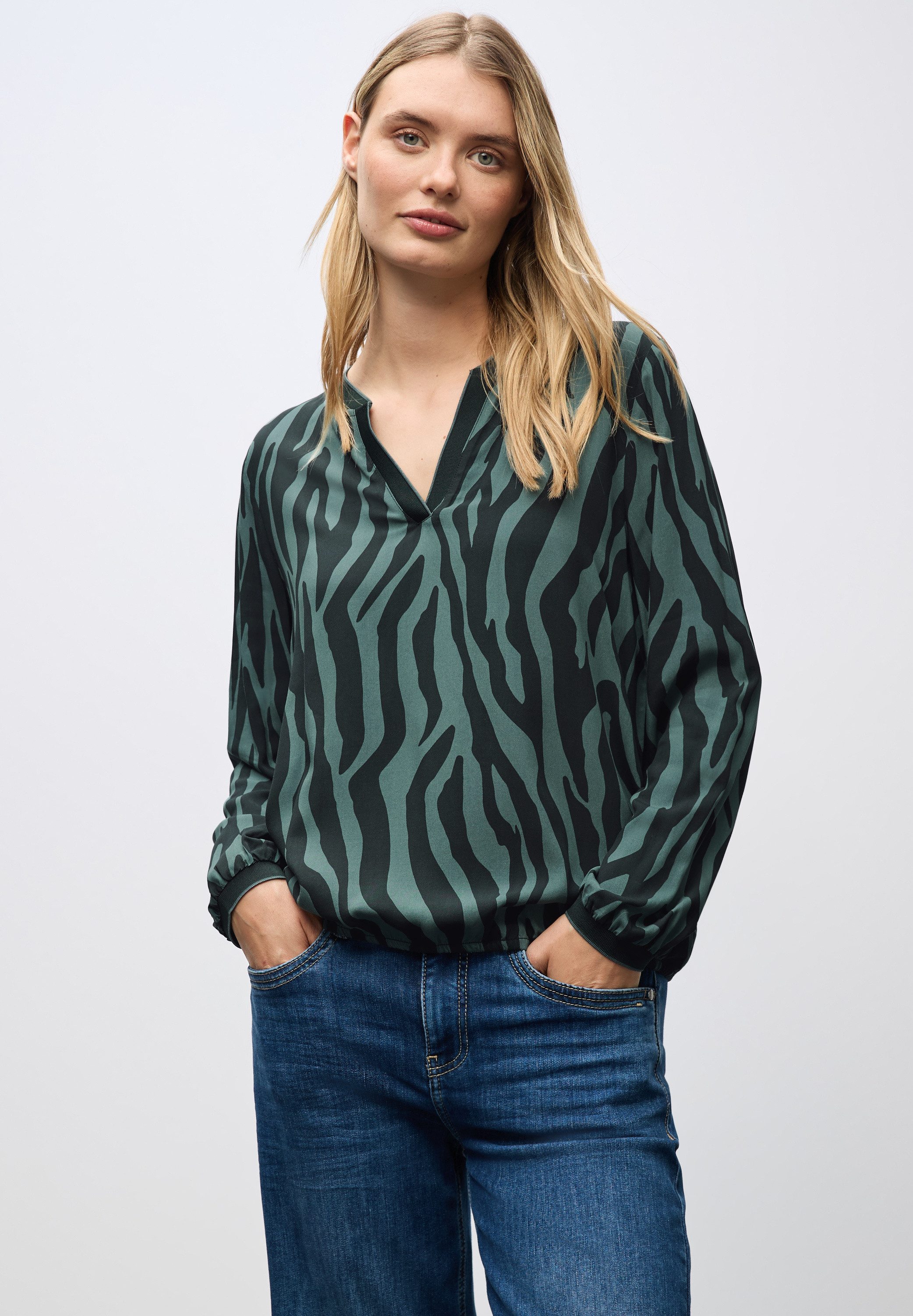 STREET ONE Tunika mit Zebra-Print