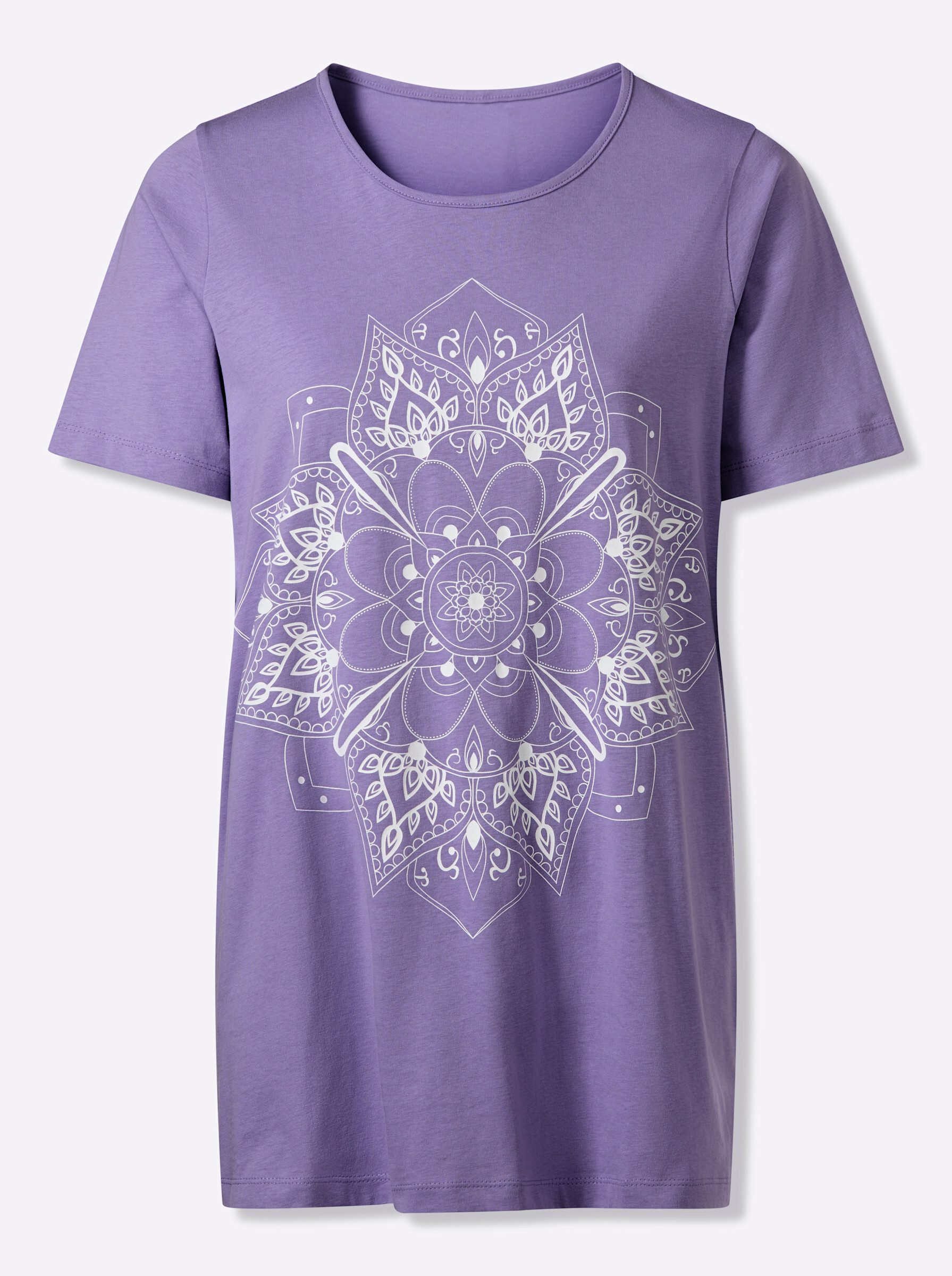 Sieh an! T-Shirt Longshirt Kurzarm