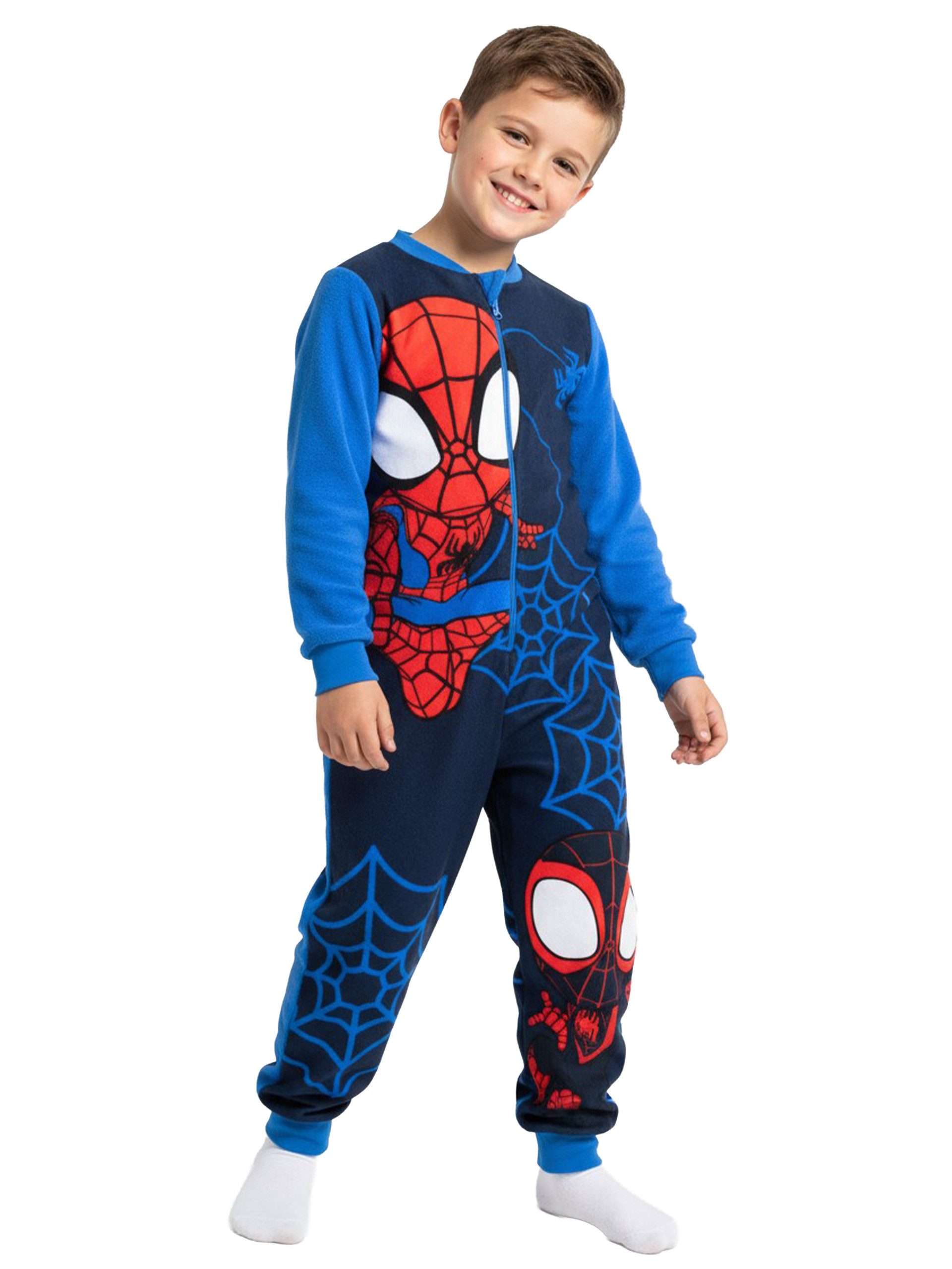Jumpsuit Marvel Spidey Jumpsuit Spiderman Overall Pyjama Schlafanzug langarm