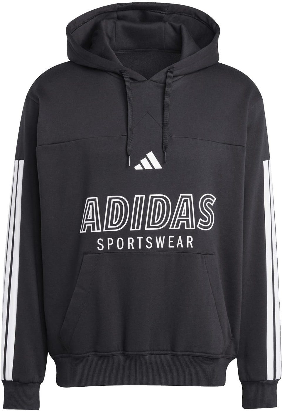 adidas Sportswear Kapuzensweatjacke M TIRO FL HDY BLACK/WHITE