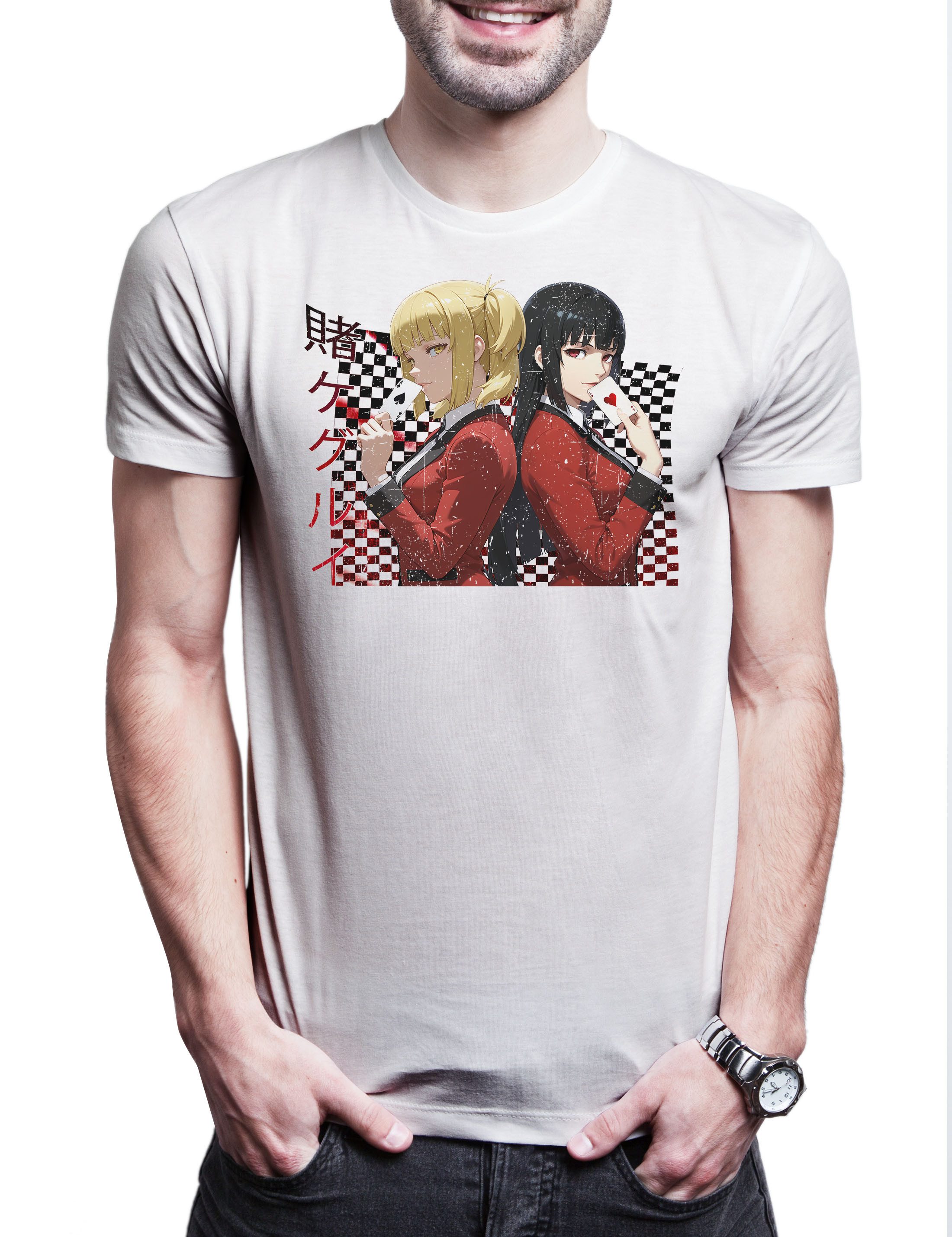 Print-Shirt Yukeko & MaryHerren T-Shirt Saotome Jabami Kakegurui Ryota Suzui