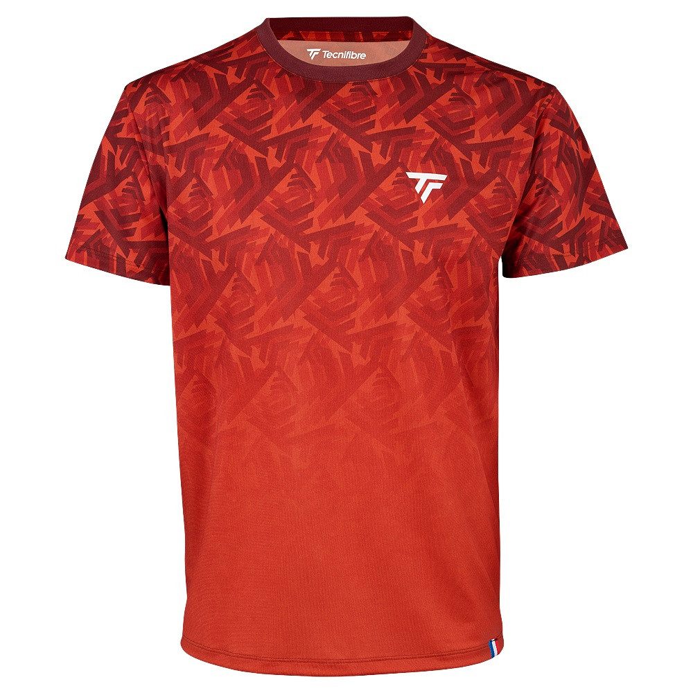 Tecnifibre T-Shirt X-Loop (atmungsaktiv, Mesh-Einsätze) 2024 rot Herren