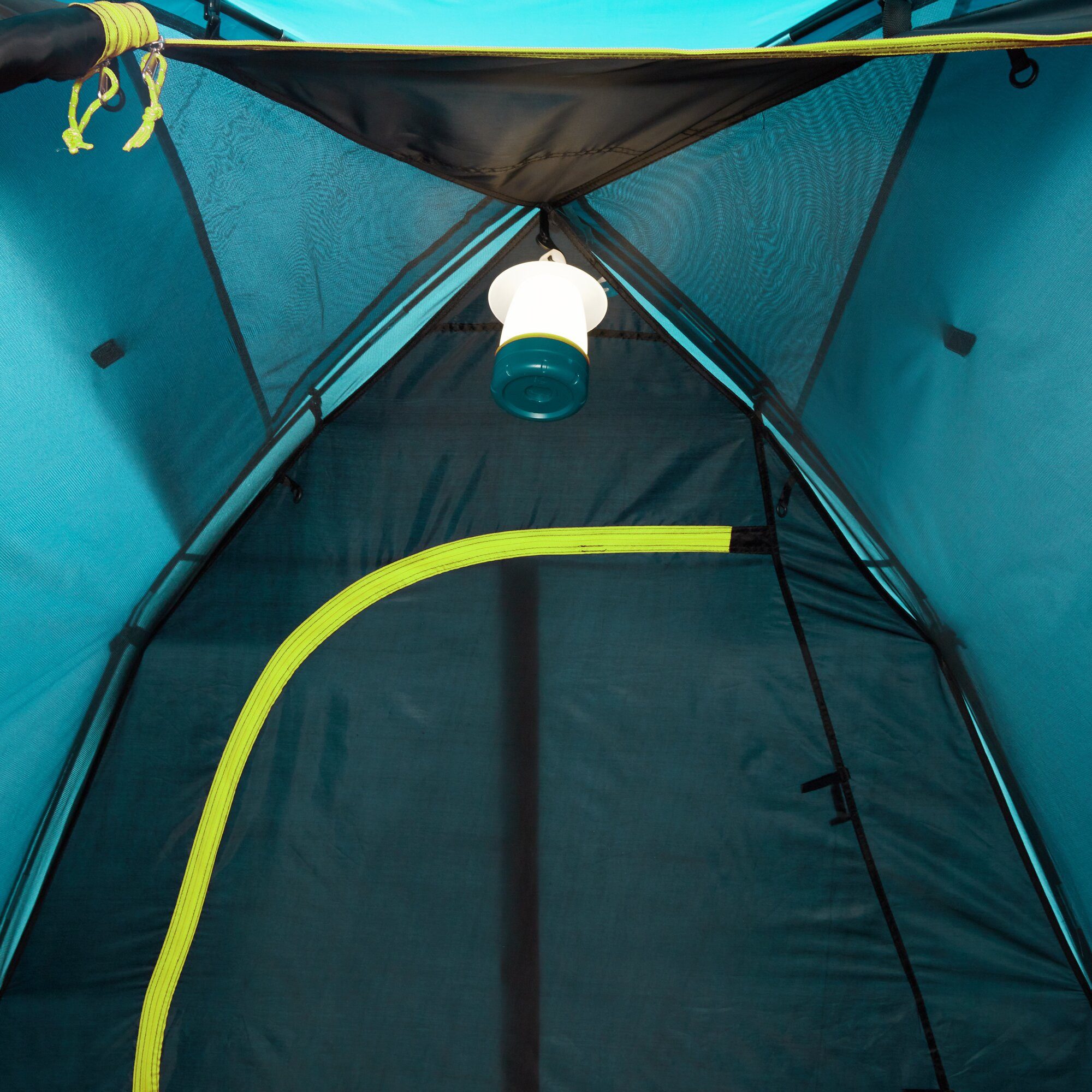 McKINLEY Gruppenzelt Camping-Zelt VEGA 20.3 SW I BLUE PETROL/GREEN LI