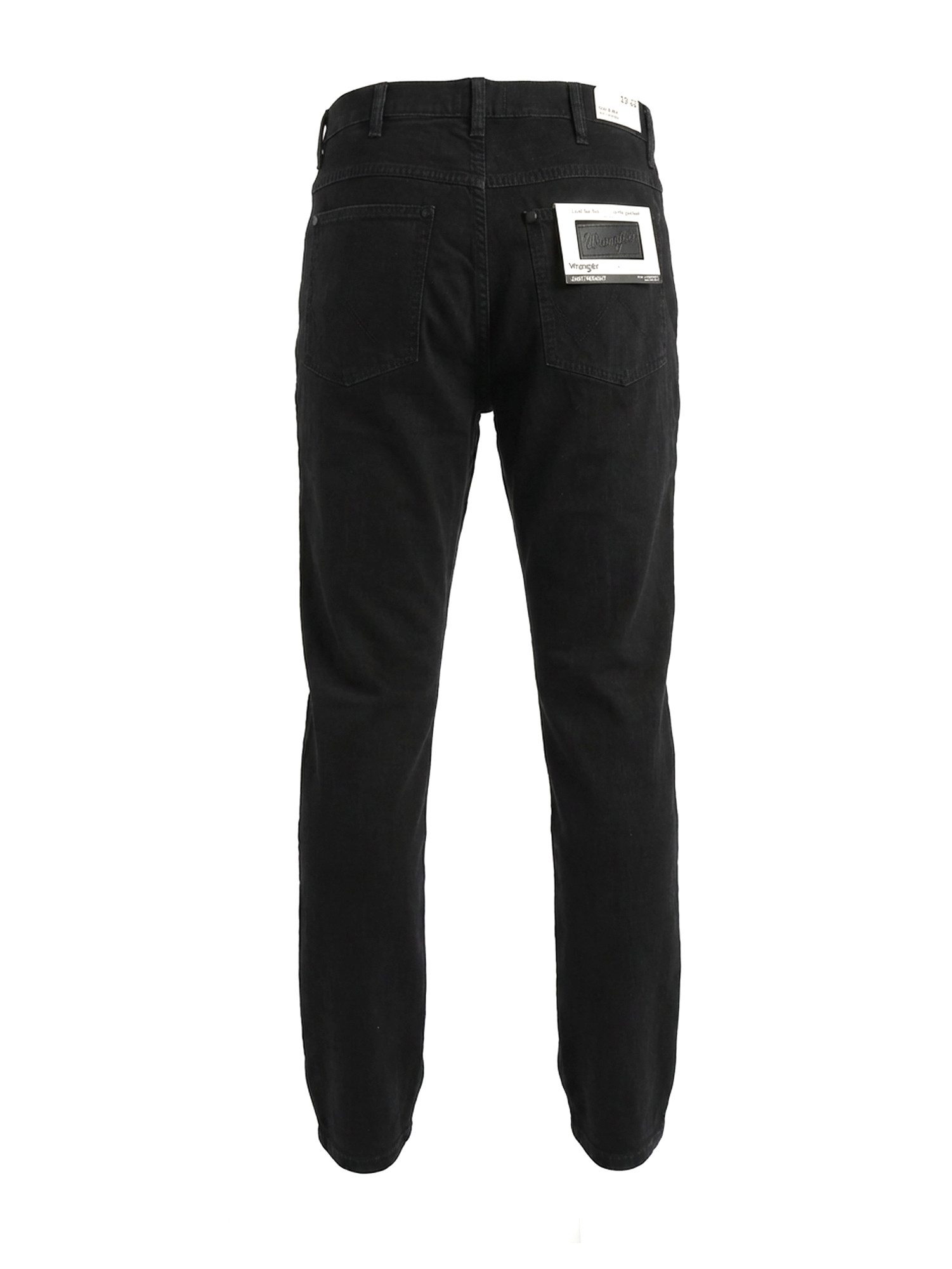 Wrangler Tapered-fit-Jeans Leicht & Supersoft ohne Stretch - RIVER RINSE BLACK mittlere Leibhöhe, Regular Fit