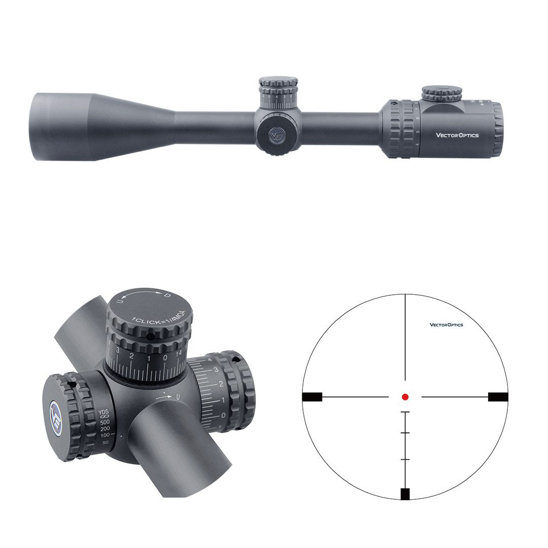 Vector Optics Vector Optics SCOL-32 Hugo 6-24x50SFP GT Zielfernrohr (Ideal für Jagd, Sport und Airsoft)