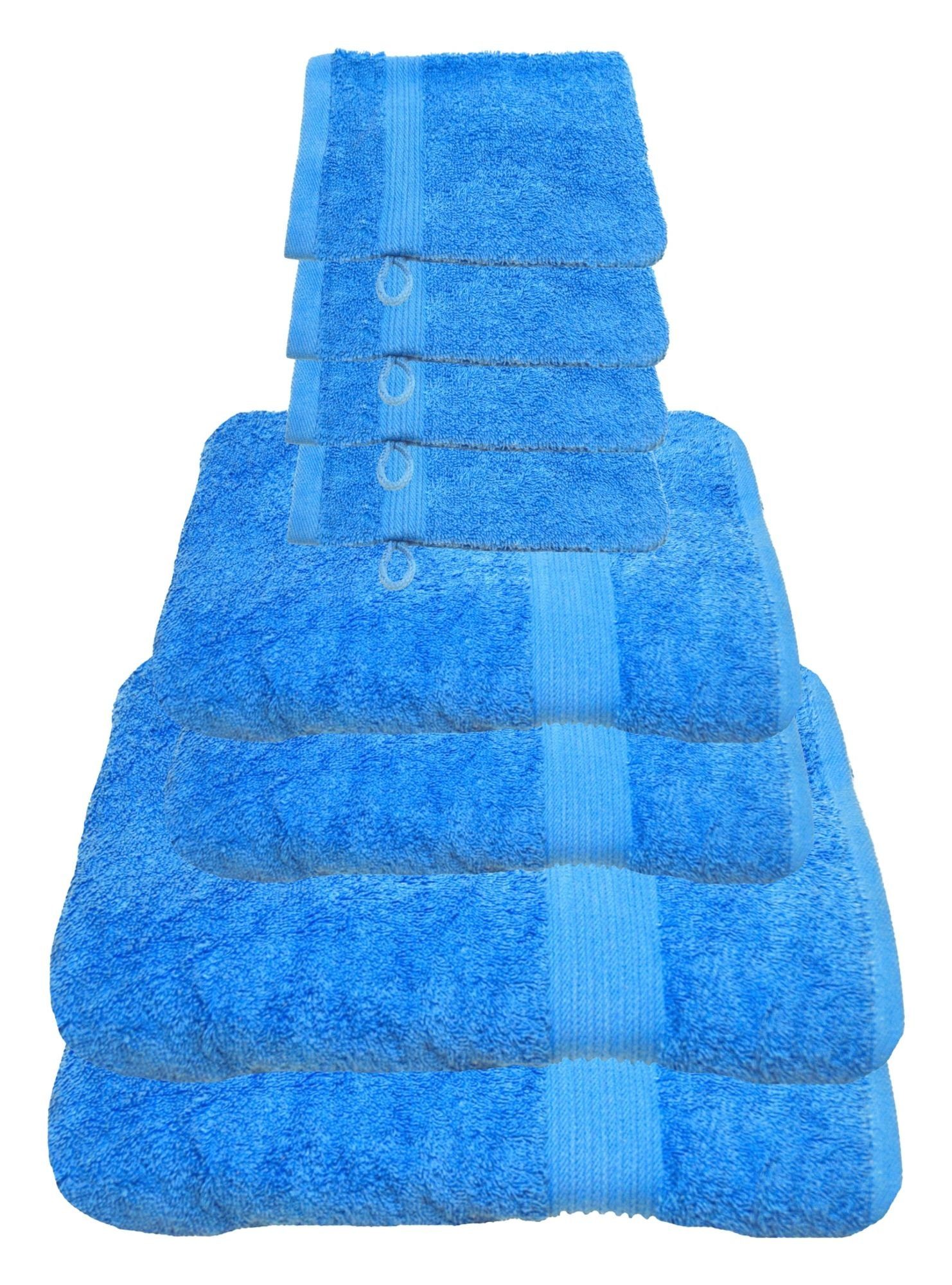 Julie Julsen Handtücher 8-Handtücher-Himmelblau, Baumwolle (8-St) günstig online kaufen