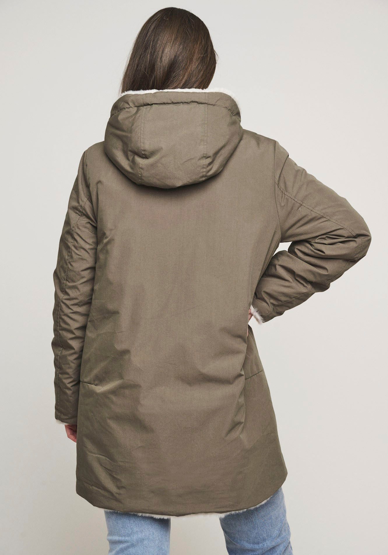 Rino & Pelle Parka mit kontrastfarbenen günstig online kaufen