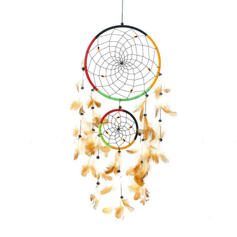 maDDma Dekohänger Traumfänger - Dreamcatcher: Vier Elemente, Länge 45 cm, Traumfänger