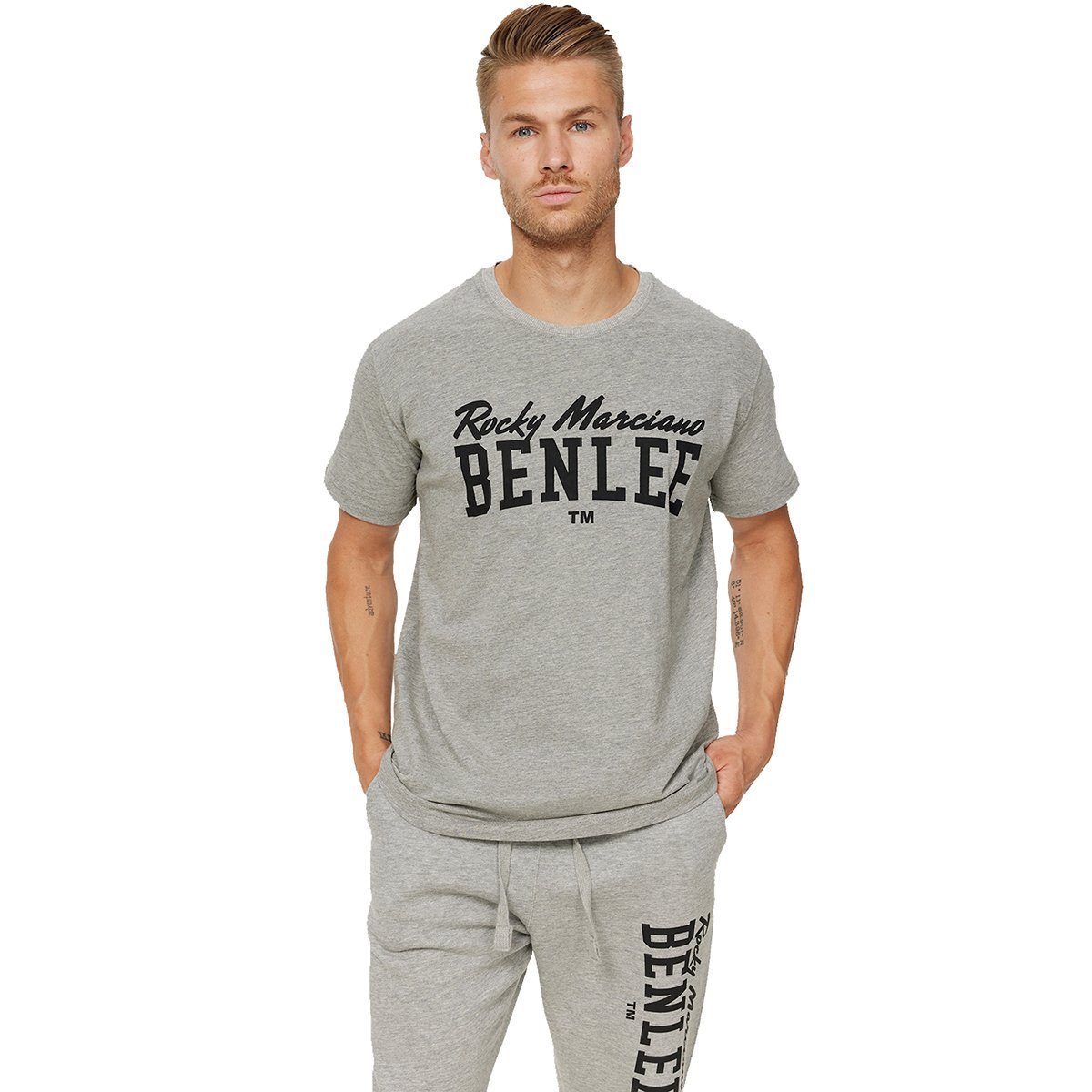 Benlee Rocky Marciano T-Shirt Donley XL (1-tlg) marl grey/black