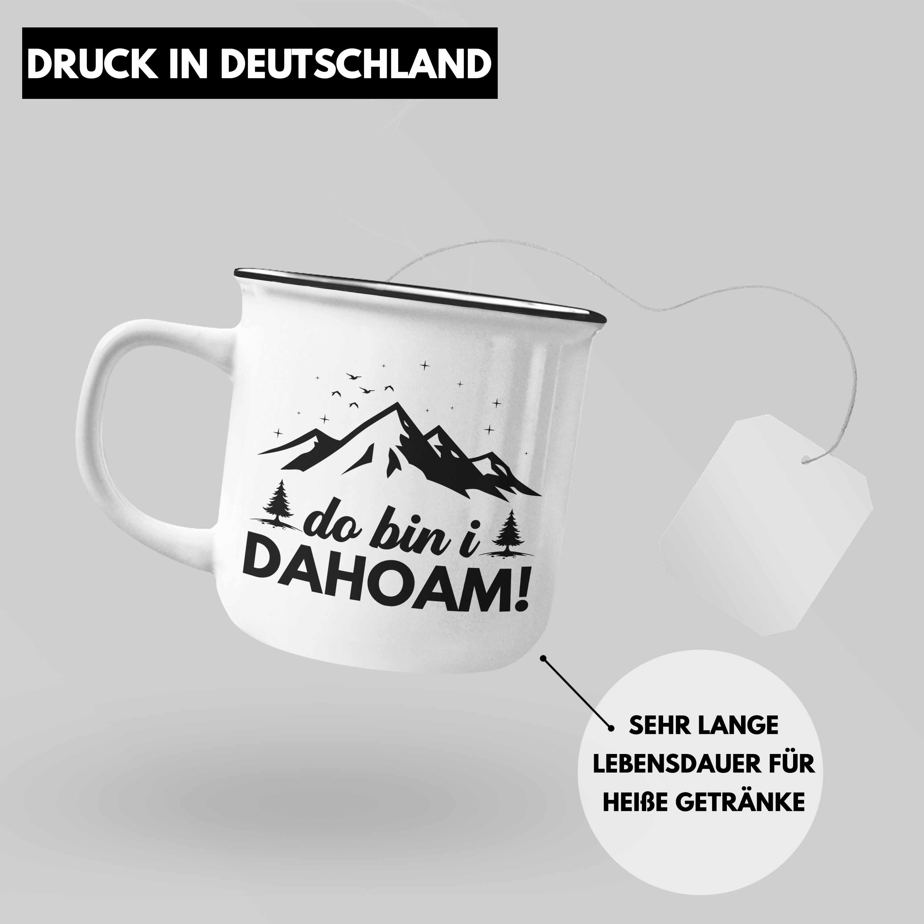 I Berge Wandern Wanderer Dahoim Tasse Thermotasse Geschenk Emaille Geschenkidee Geschenk Silber Bin Trendation - Do Trendation