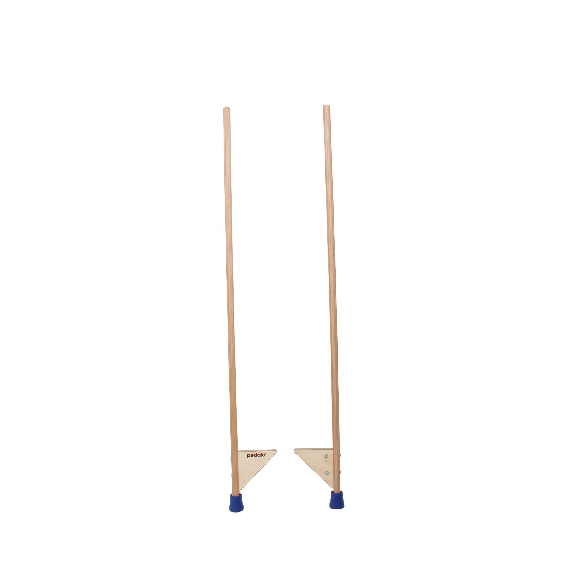 pedalo® Balanceboard Pedalo Stelzen höhenverstellbar, Esche Holzstelzen, stabil, ergonomisches Greifen, 7-fach höhenverstellbare Fußrasten